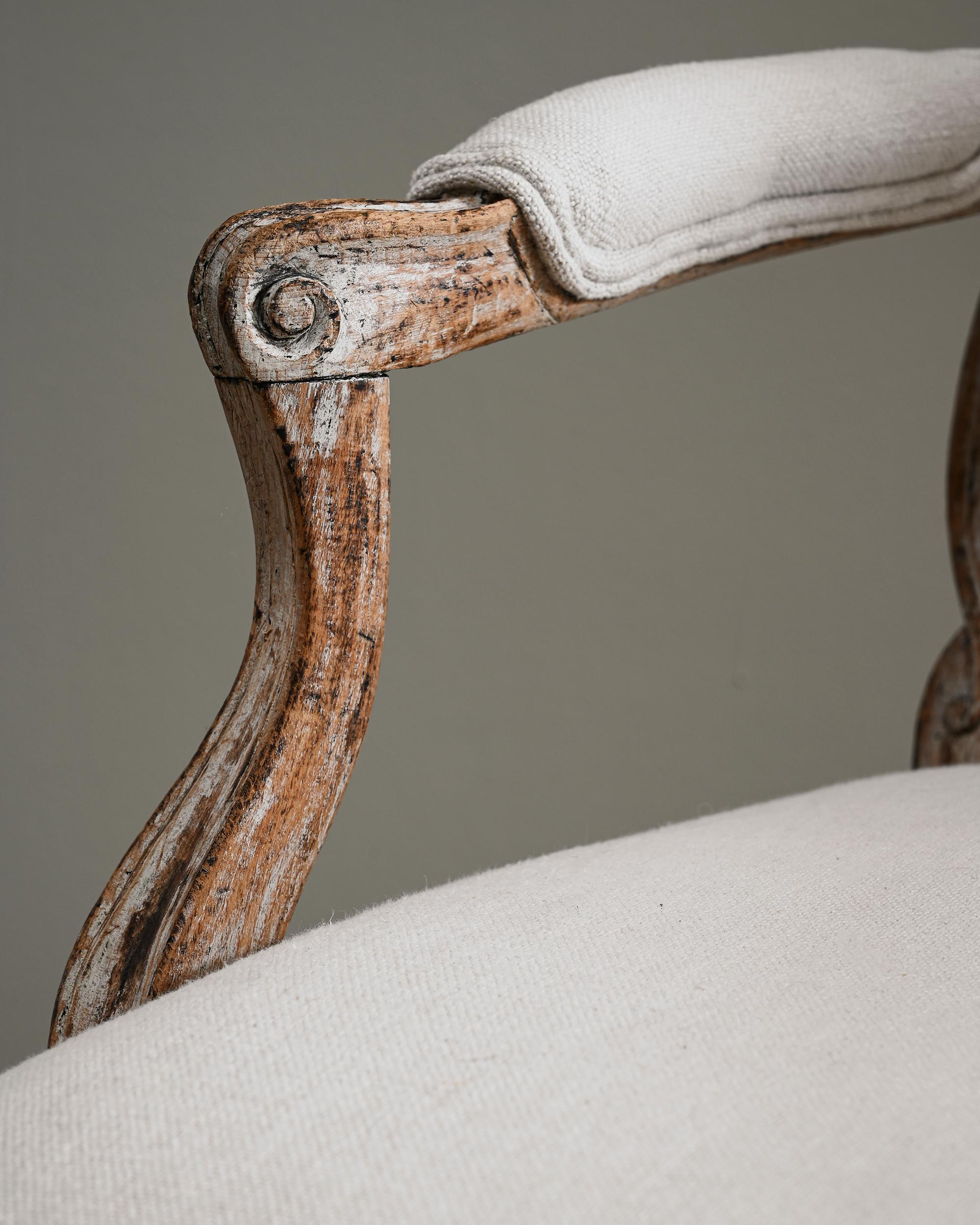 Wood Fine Pair of 18th Century French Rococo Armchairs