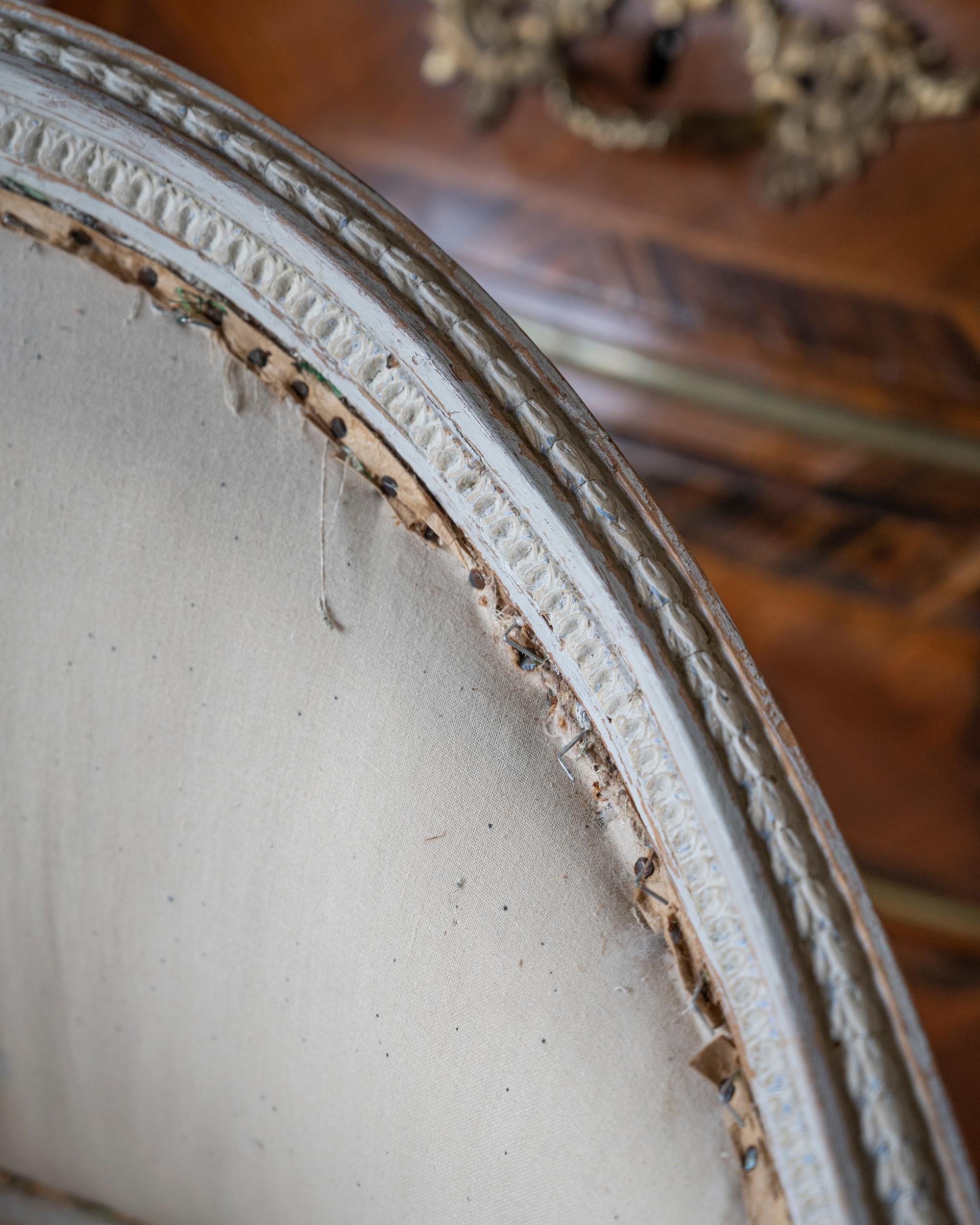Fine pair of 19th Century Gustavian Barrel Back Armchairs 1