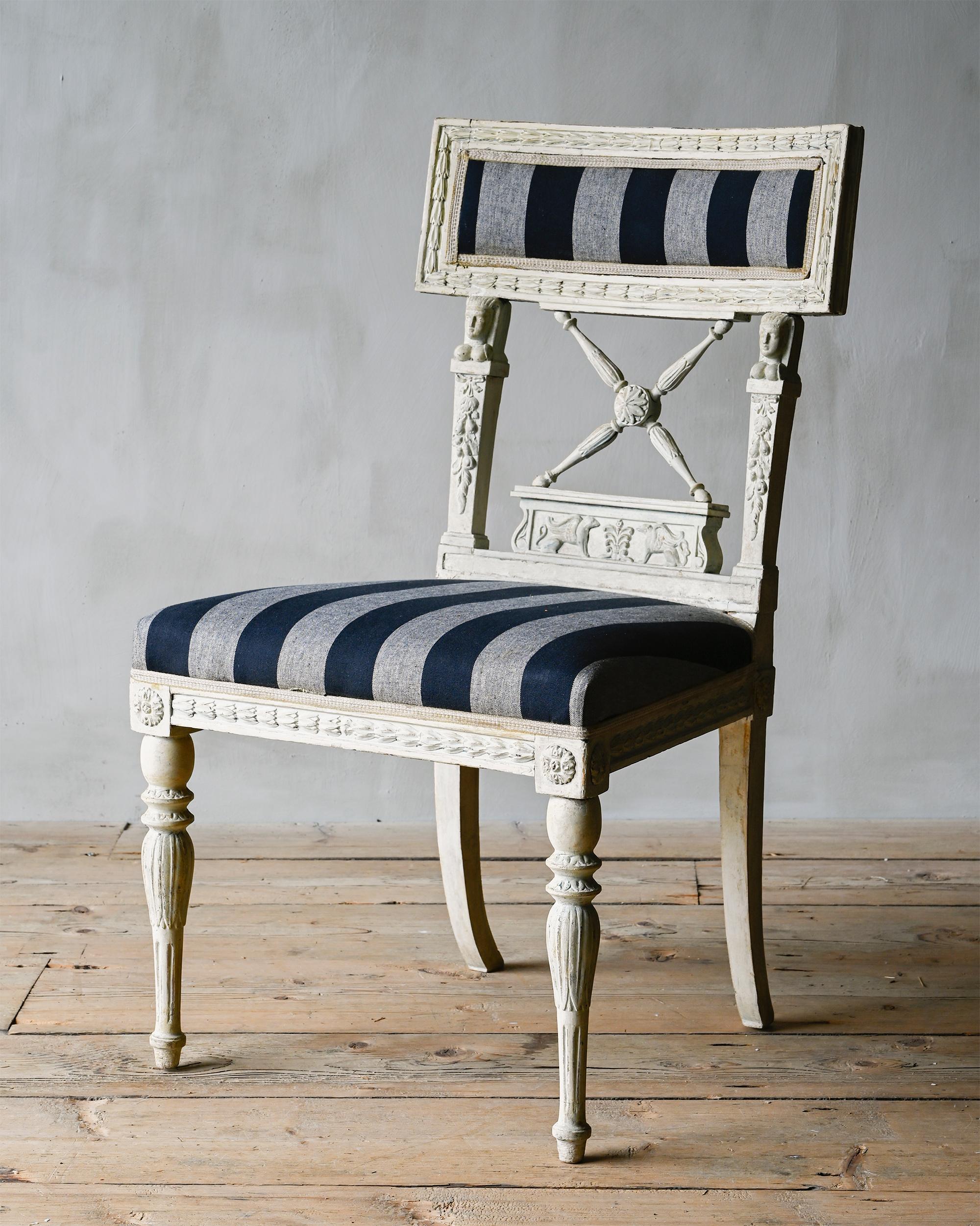 Fine Pair of 19th Century Gustavian Chairs 3