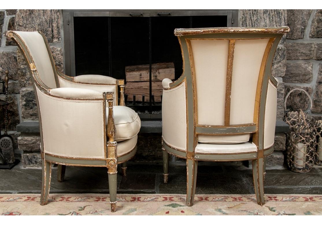 Fine Pair of 19th Century Gustavian Style Armchairs 3