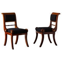 Fine Pair of 19th Century Swedish Empire Chairs