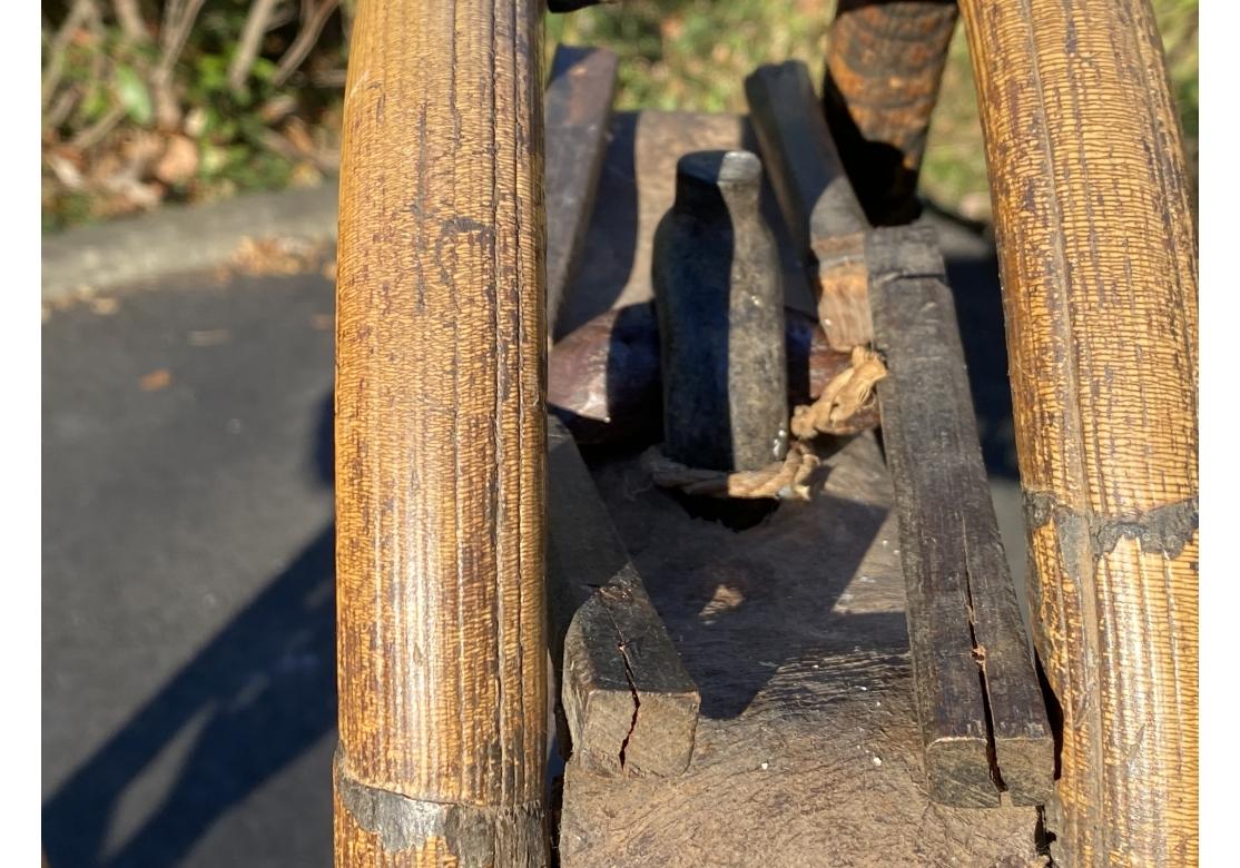 Fino par de campanas de elefante antiguas tailandesas montadas en bronce Tailandés en venta