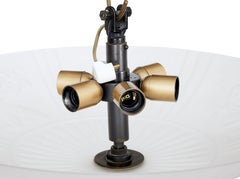 Fine Pair of Art Deco Pendant Lights by Orrefors
