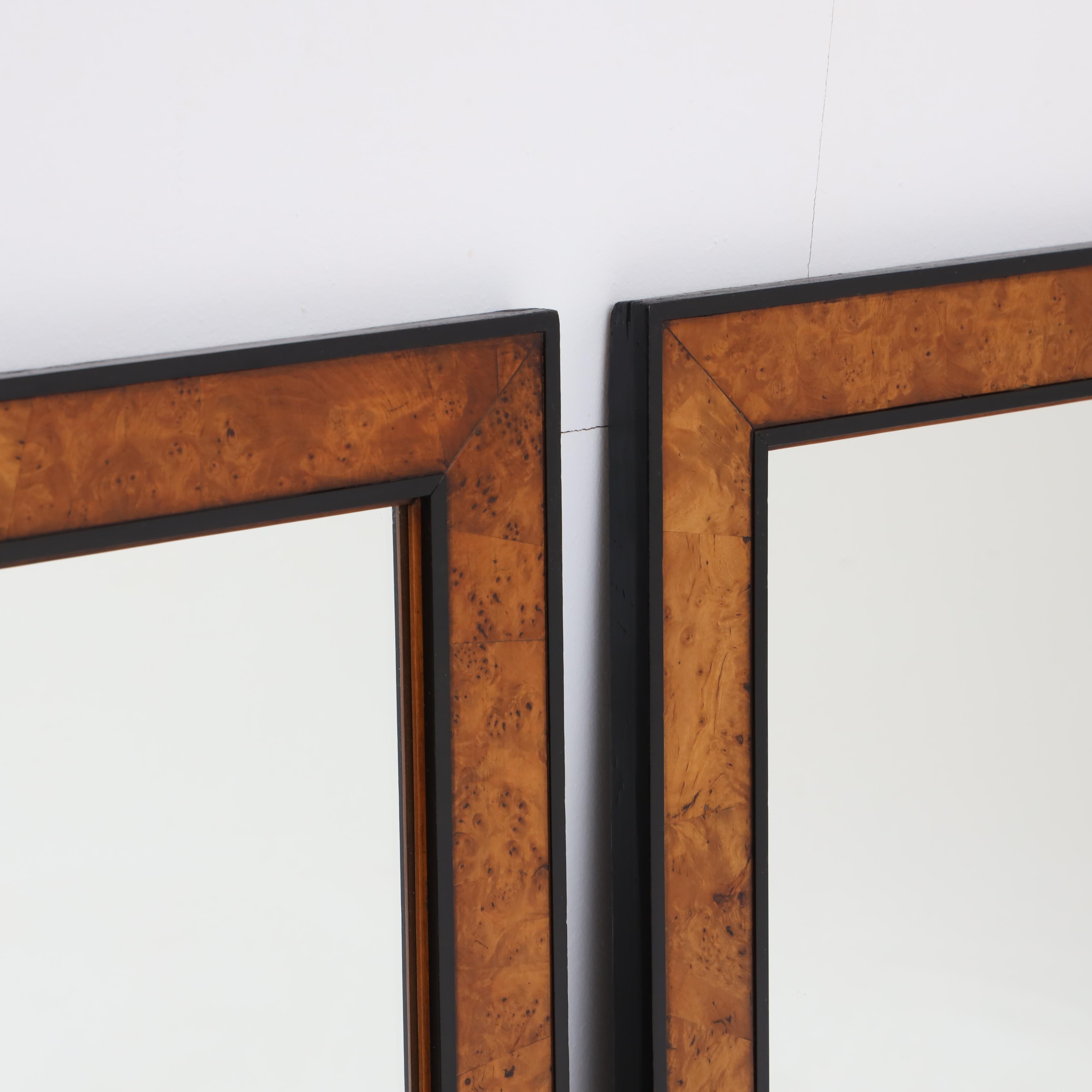 Fine Pair of Biedermeier Mirrors In Good Condition For Sale In New York, NY