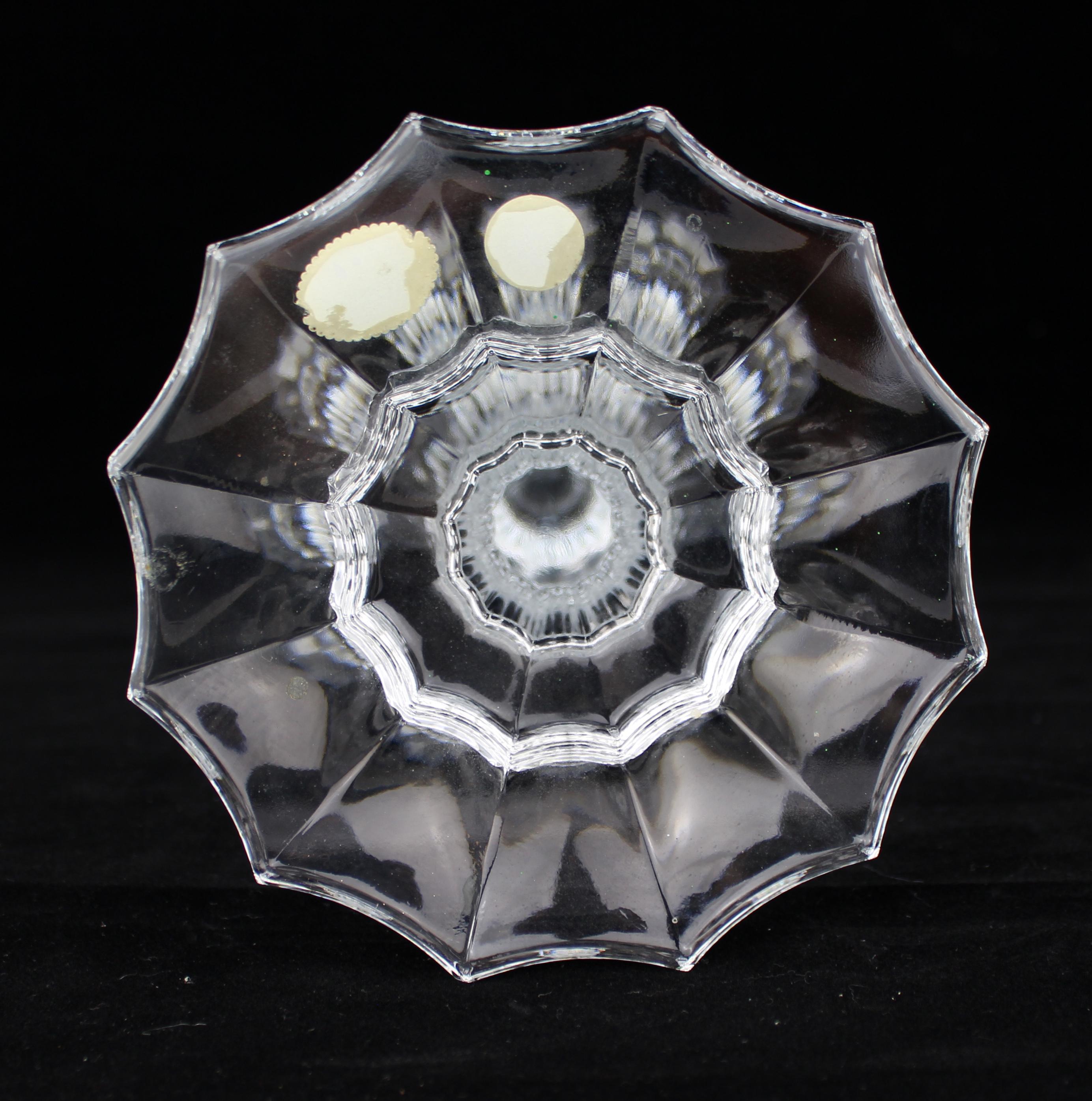 Fine Pair of Bohemia Lead Crystal Candlesticks For Sale 2