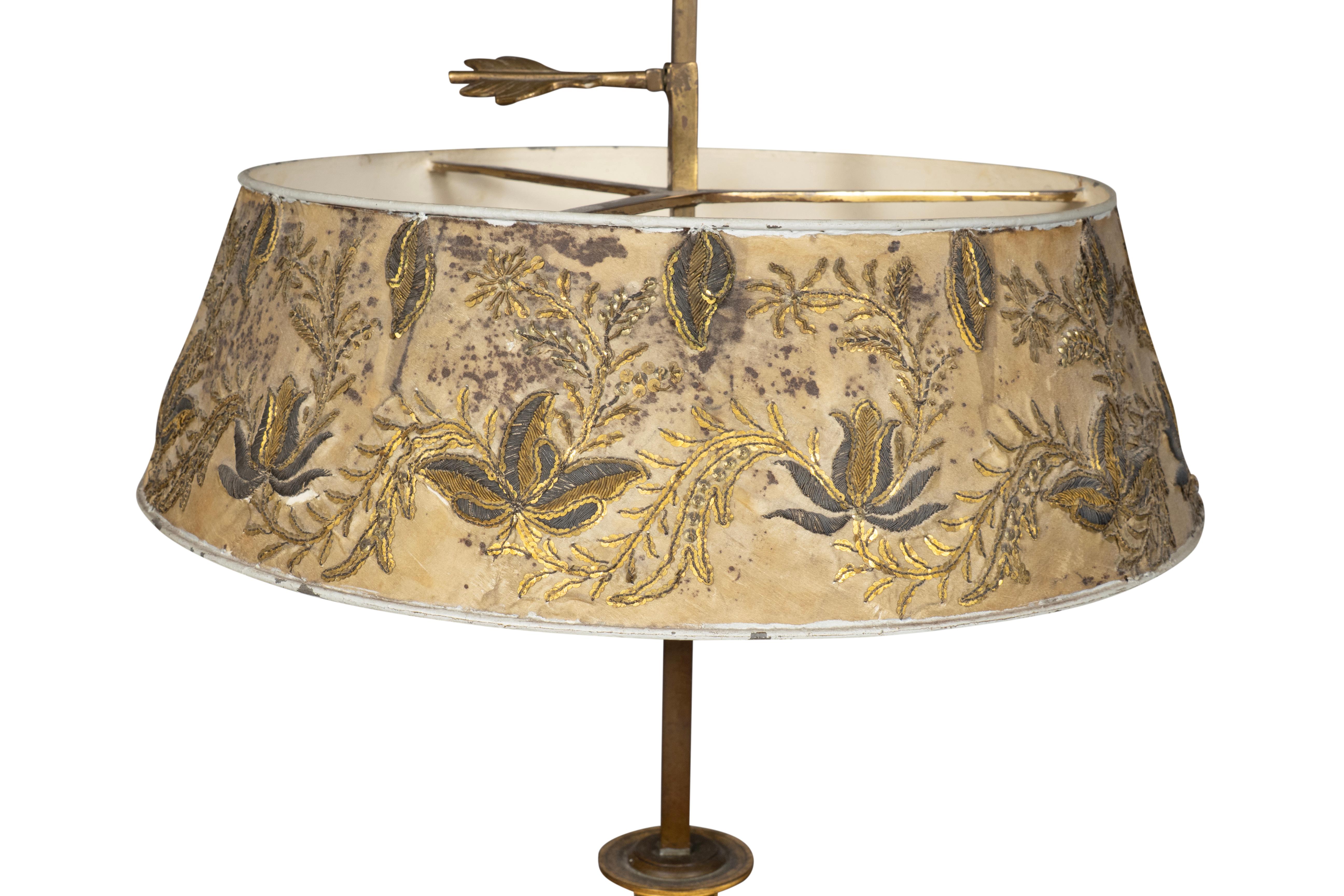 Fine paire de lampes Bouillotte en bronze doré de Charles X Bon état - En vente à Essex, MA