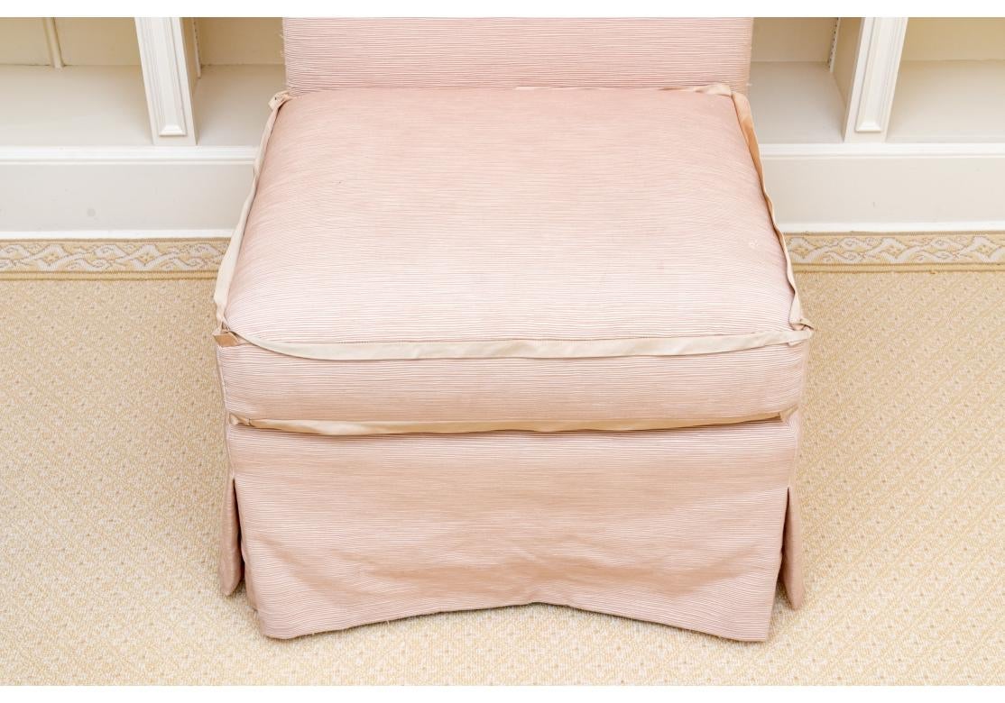 Fine Pair Of Custom Slipper Chairs For Sale 6
