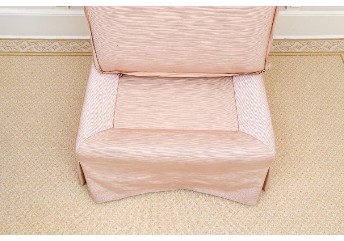 Fine Pair Of Custom Slipper Chairs For Sale 1