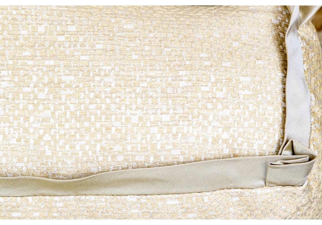 20th Century Fine Pair Of Custom Upholstered Loveseats For Sale