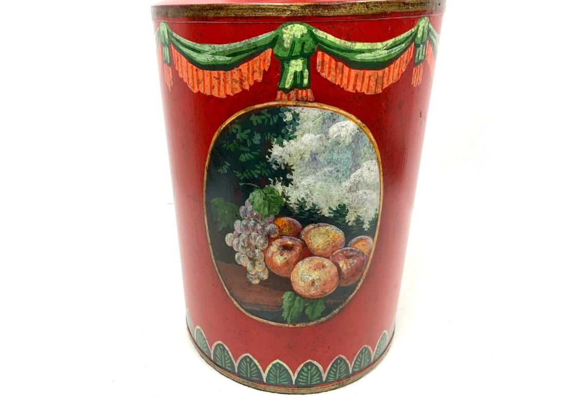 Fine Pair Of Decorative Tea Canister Form Lamps For Sale 1