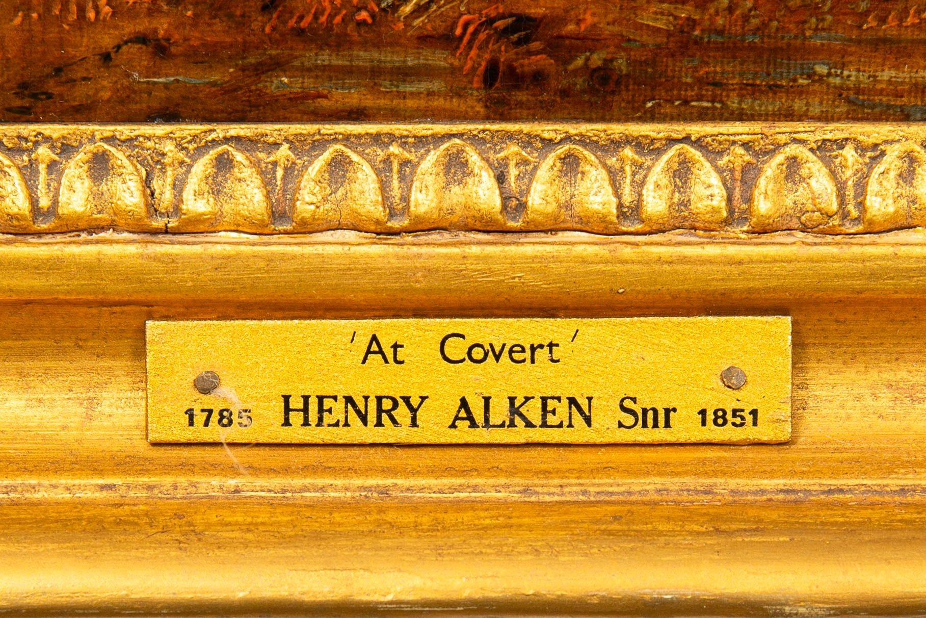 Pareja de cuadros antiguos ingleses al óleo con escenas de caza de Samuel Henry Alken en venta 1