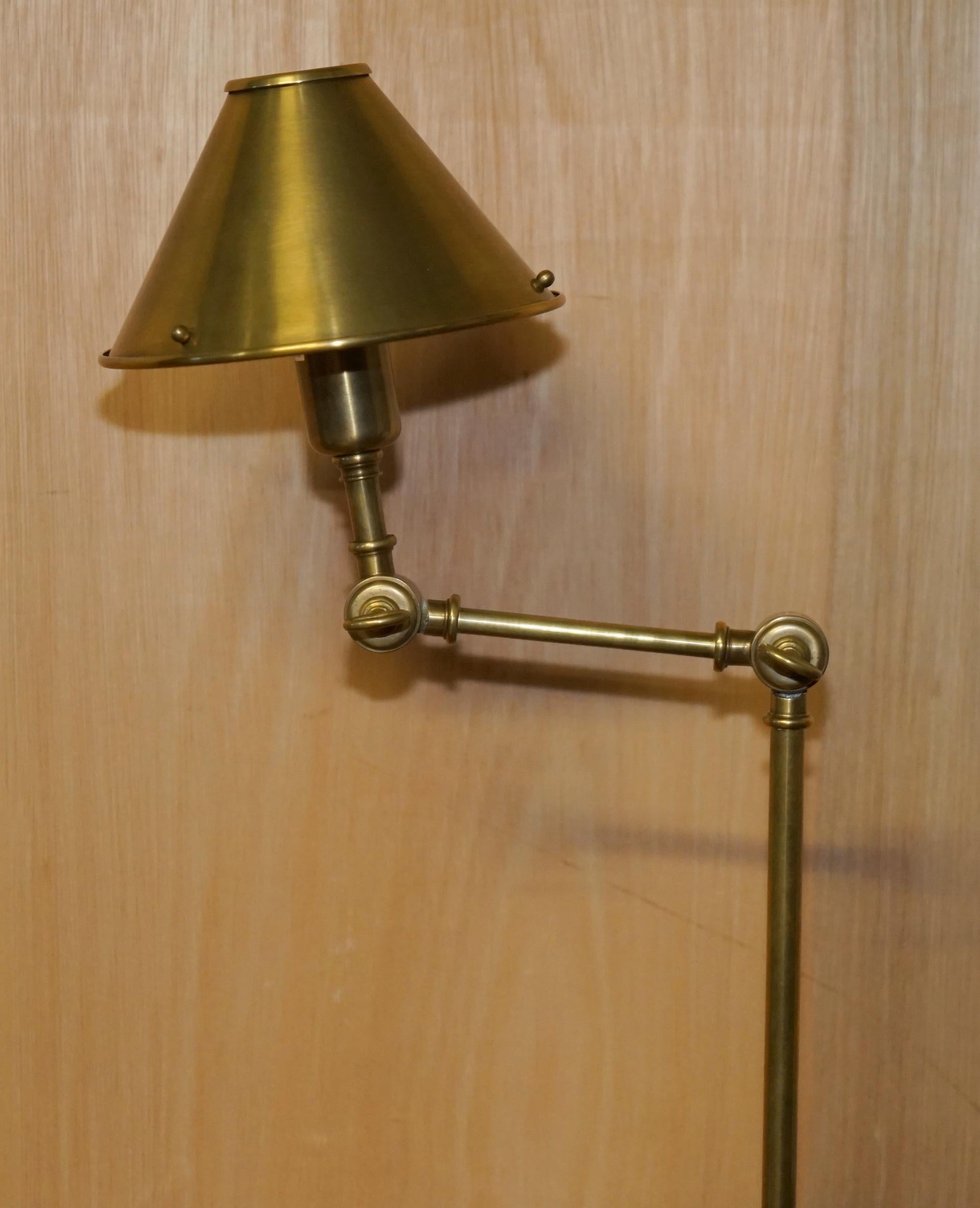 FINE PAIR OF EX DISPLAY RALPH LAUREN ANETTE ARTICULATED & ADJUSTABLE TABLE LAMPs 7