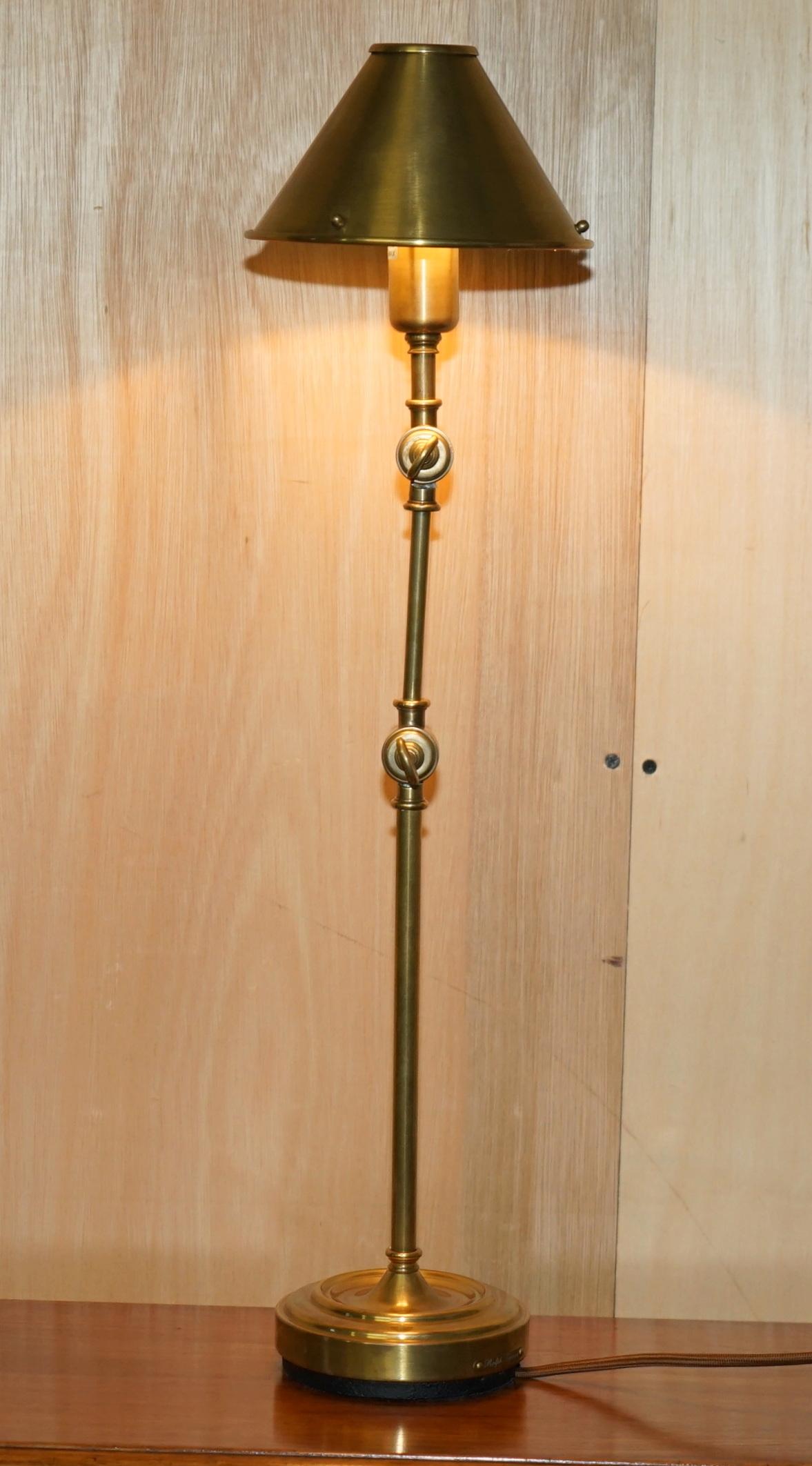 Hand-Crafted FINE PAIR OF EX DISPLAY RALPH LAUREN ANETTE ARTICULATED & ADJUSTABLE TABLE LAMPs