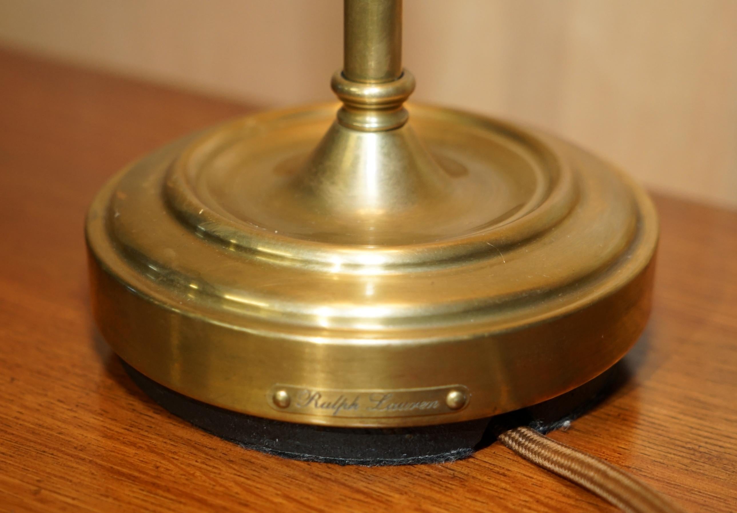20th Century FINE PAIR OF EX DISPLAY RALPH LAUREN ANETTE ARTICULATED & ADJUSTABLE TABLE LAMPs