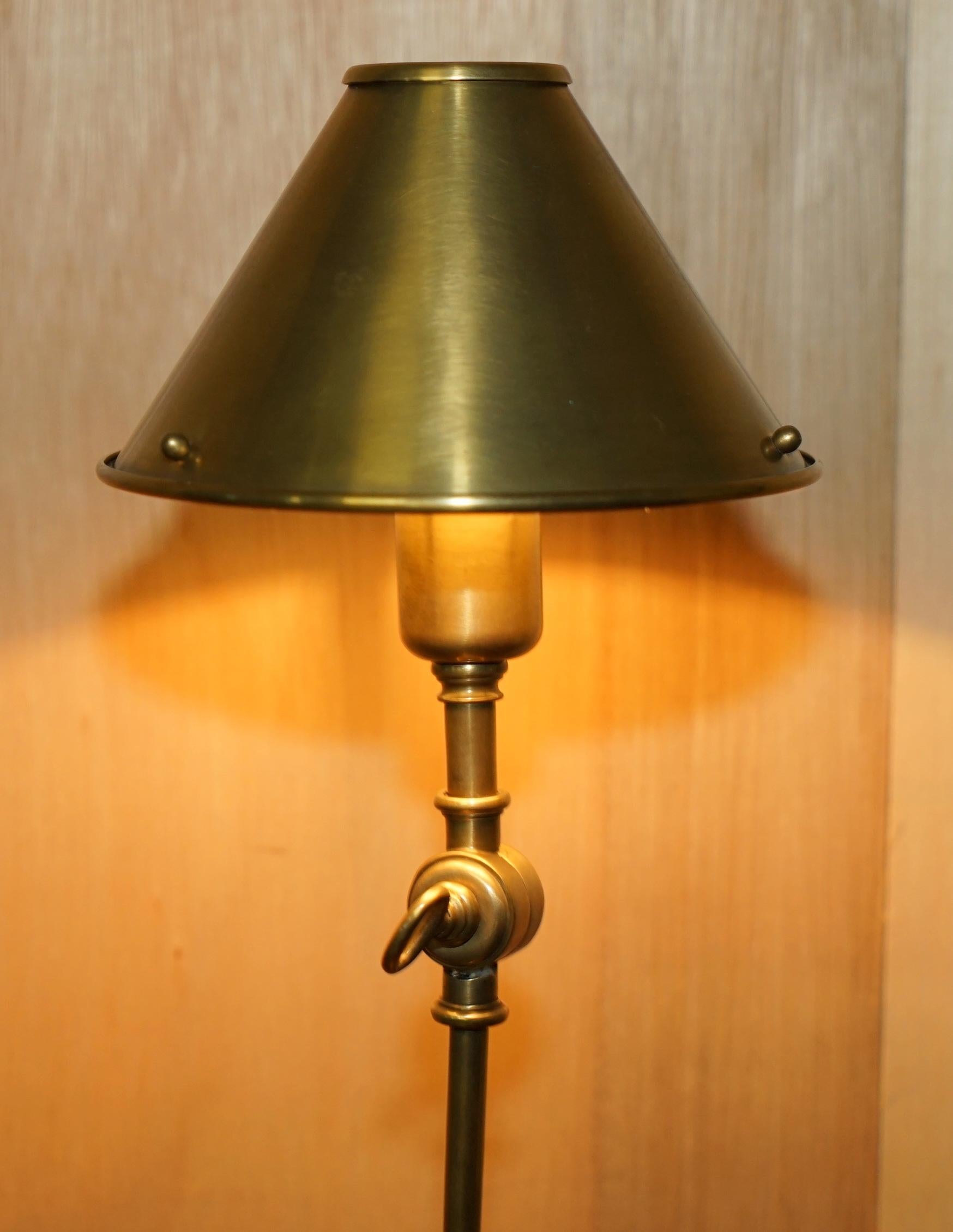FINE PAIR OF EX DISPLAY RALPH LAUREN ANETTE ARTICULATED & ADJUSTABLE TABLE LAMPs 1