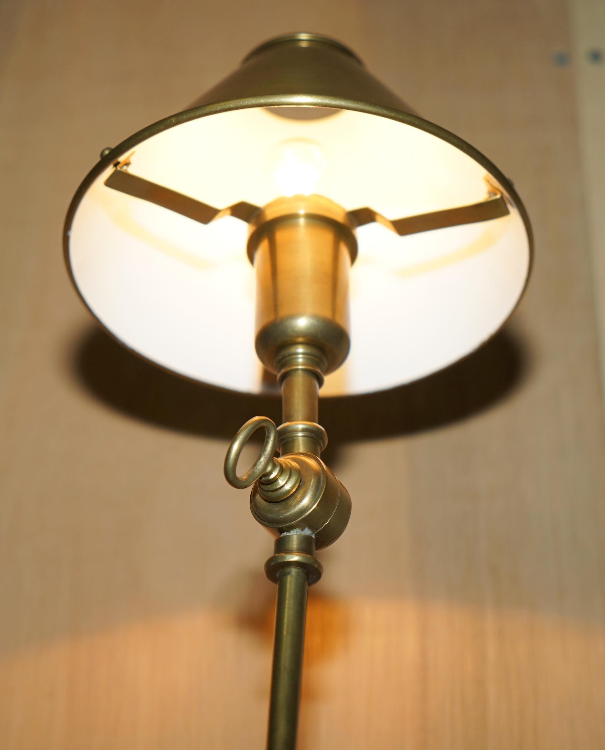 FINE PAIR OF EX DISPLAY RALPH LAUREN ANETTE ARTICULATED & ADJUSTABLE TABLE LAMPs 2