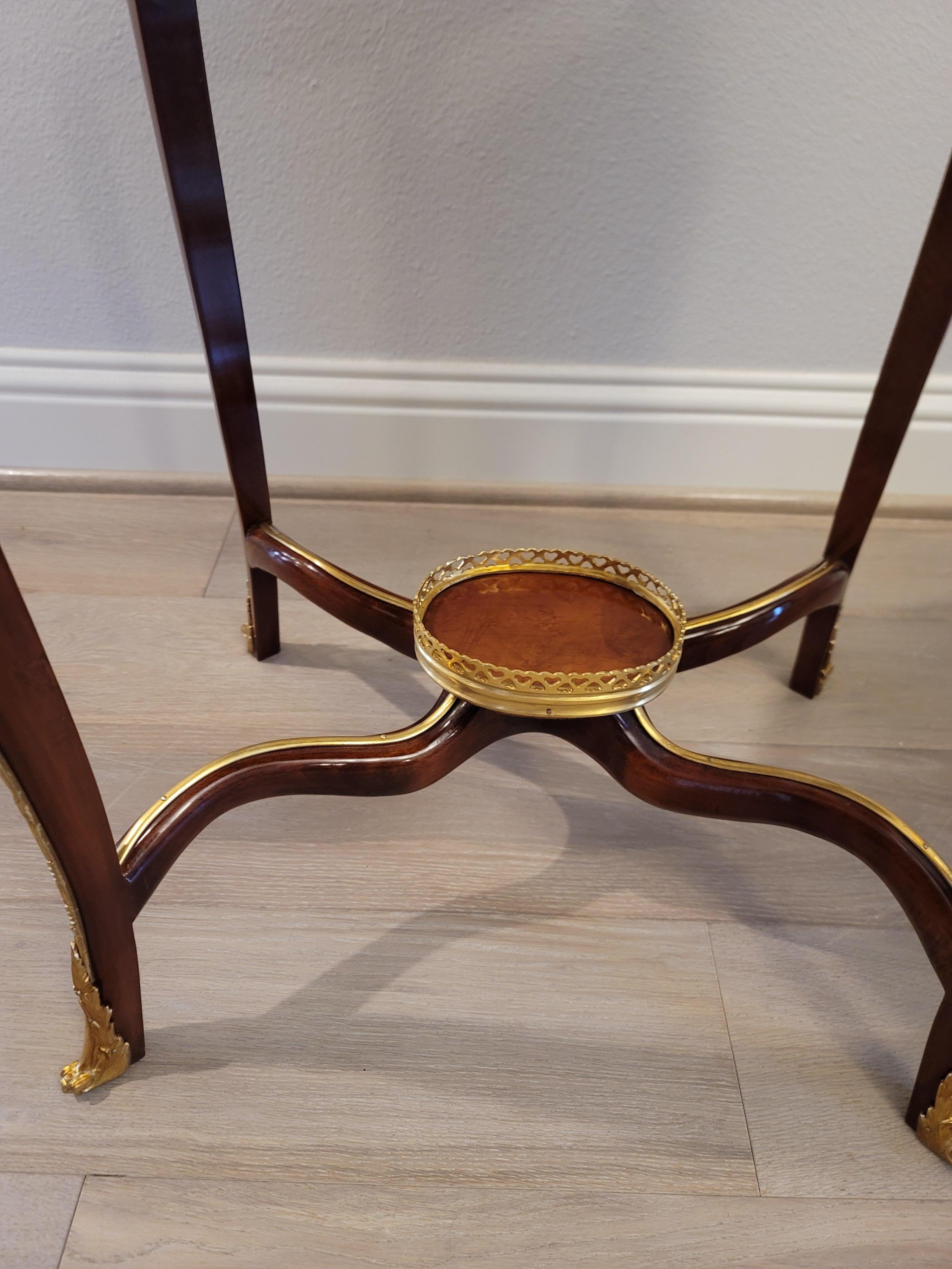 Fine Pair of French Louis XV Style Francois Linke Attrib. Side Tables For Sale 7