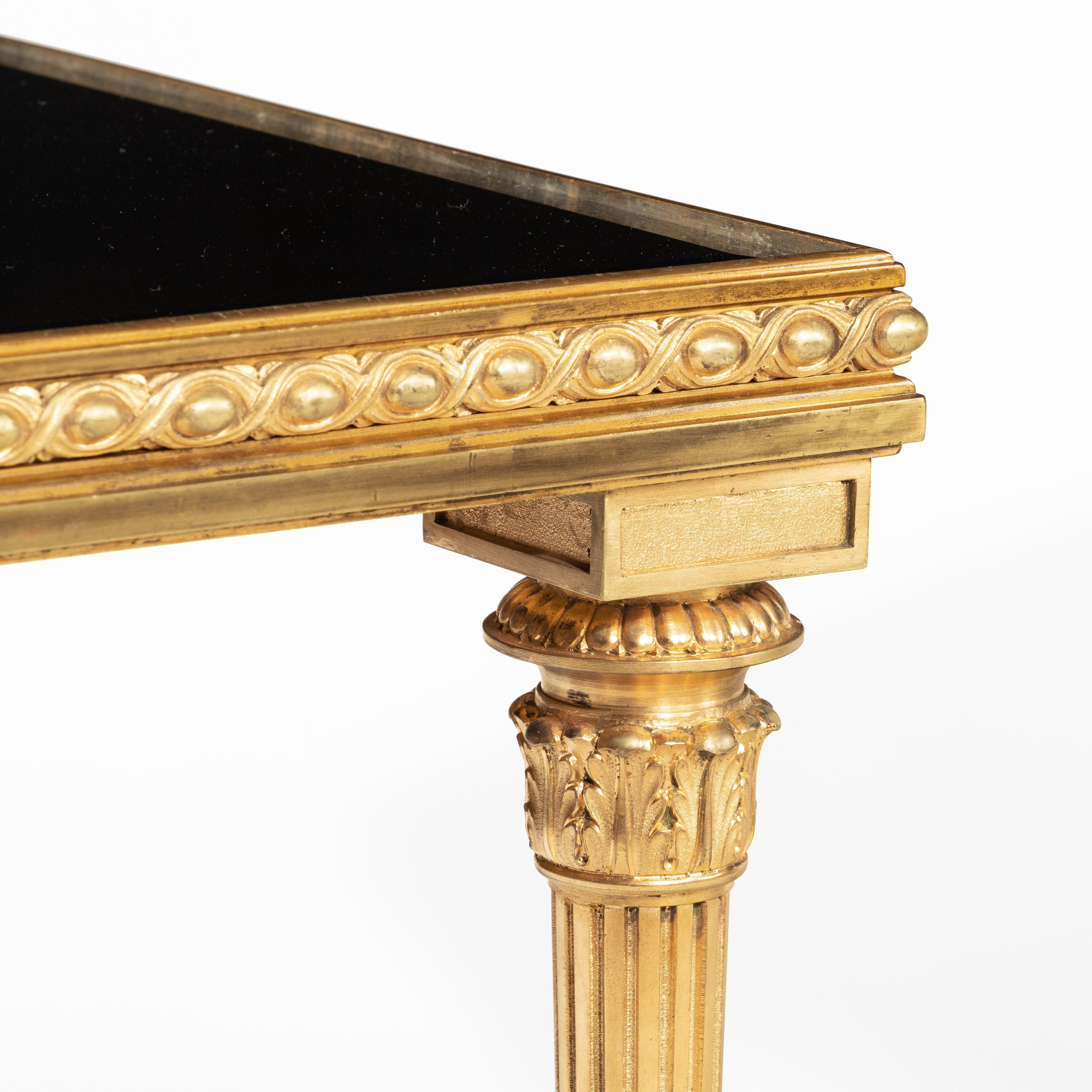 Fine Pair of French Ormolu Low Side Tables 1