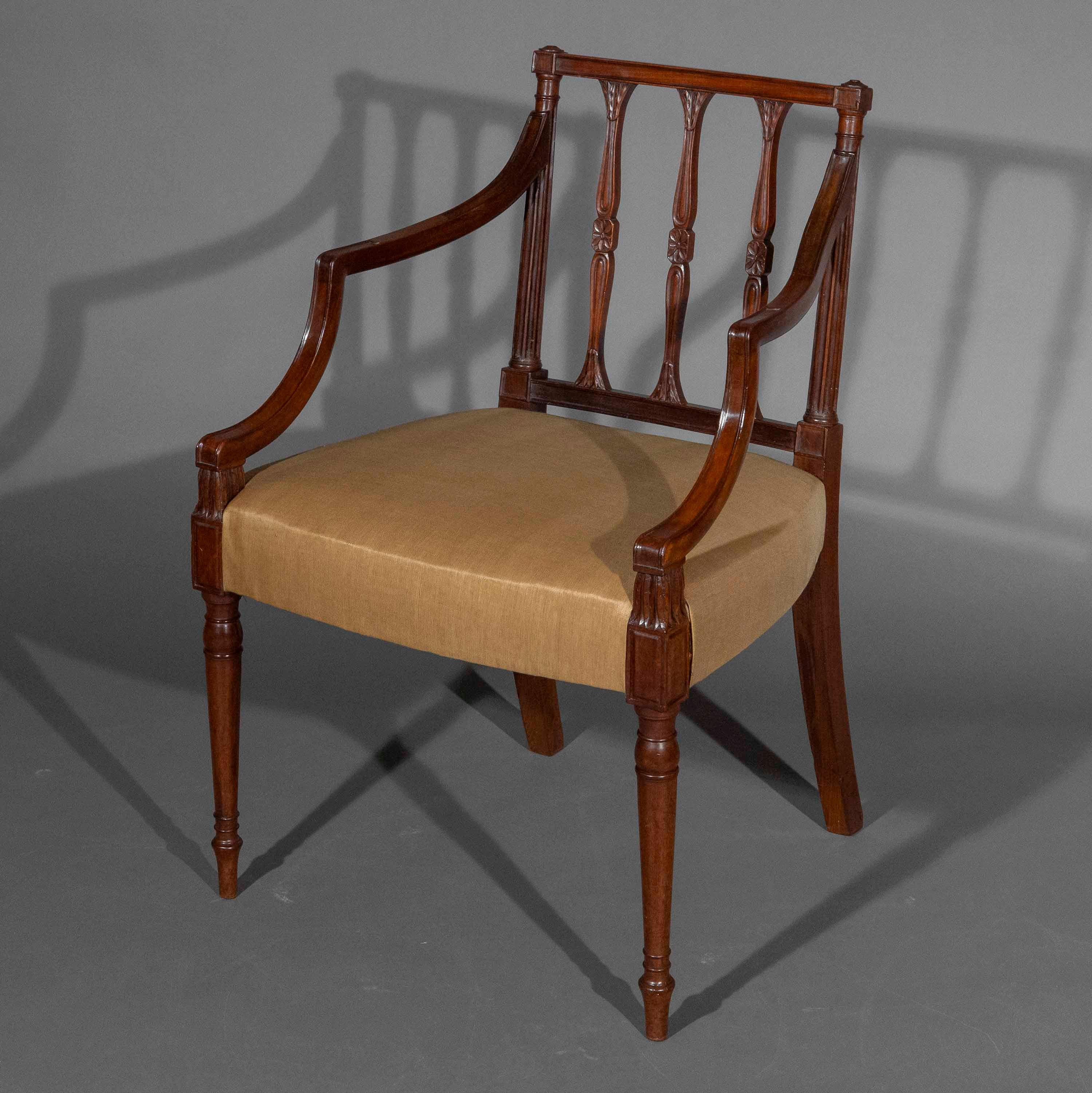 Fauteuils George III du XVIIIe siècle Circa 1780 en vente 6