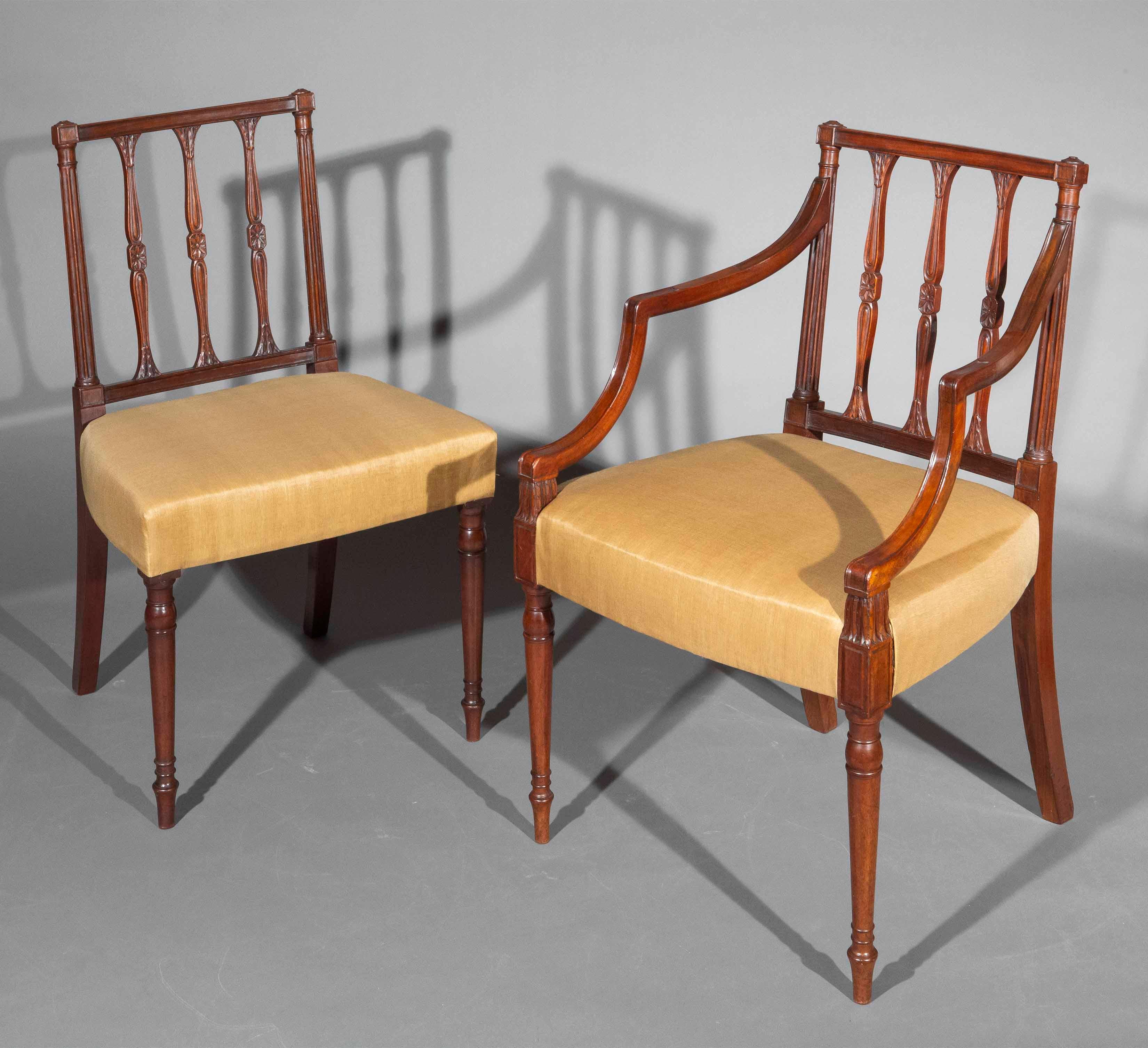 Fauteuils George III du XVIIIe siècle Circa 1780 en vente 7