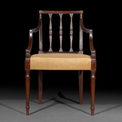 18th Century George III Armchairs Circa 1780