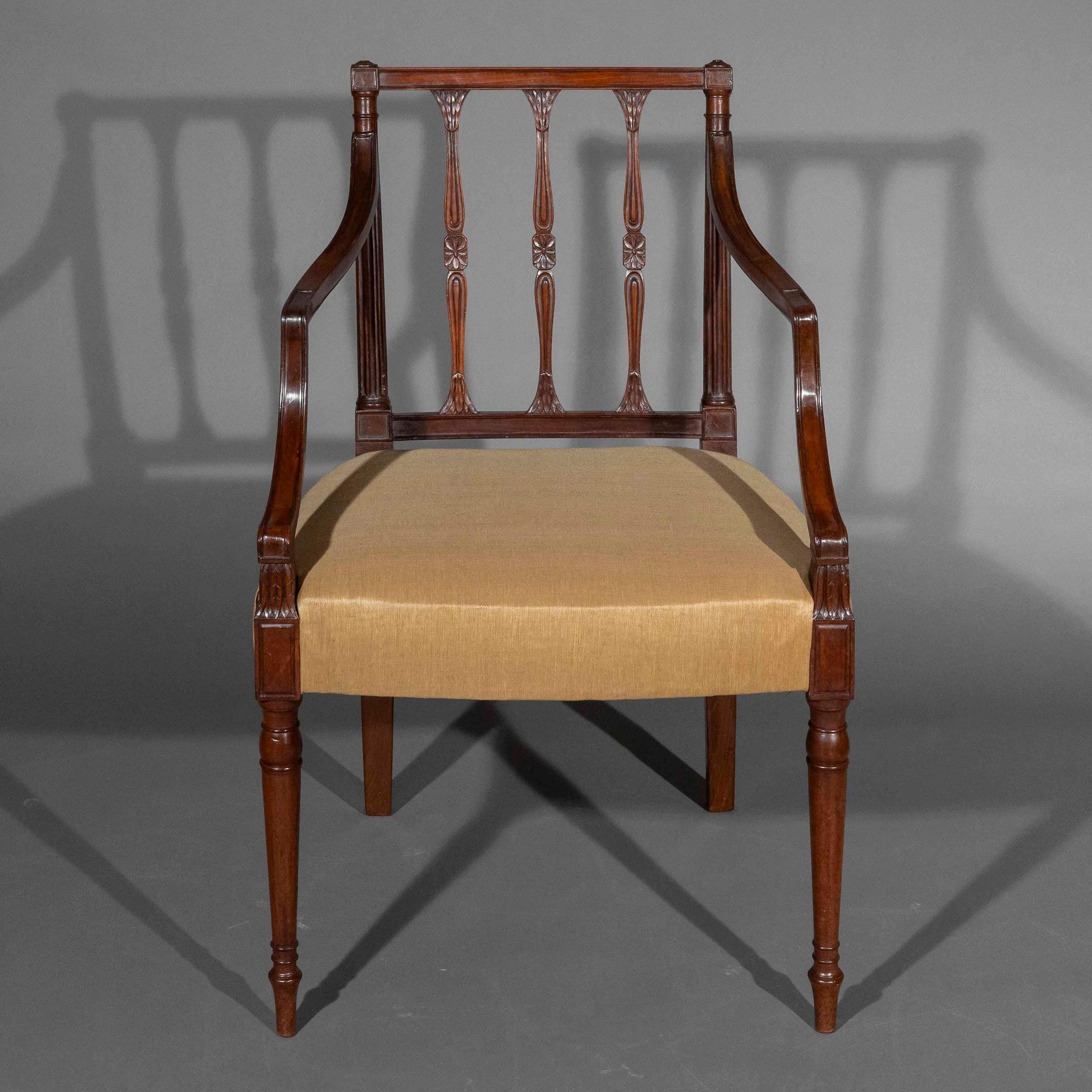 Fauteuils George III du XVIIIe siècle Circa 1780 Bon état - En vente à Richmond, London