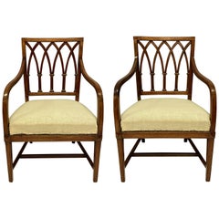 Fine Pair of George III Gothic Armchairs