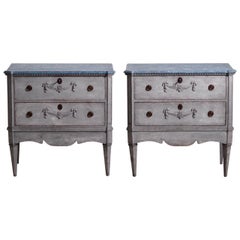 Fine Pair of Gustavian Style Chests of Drawers, 19th Century