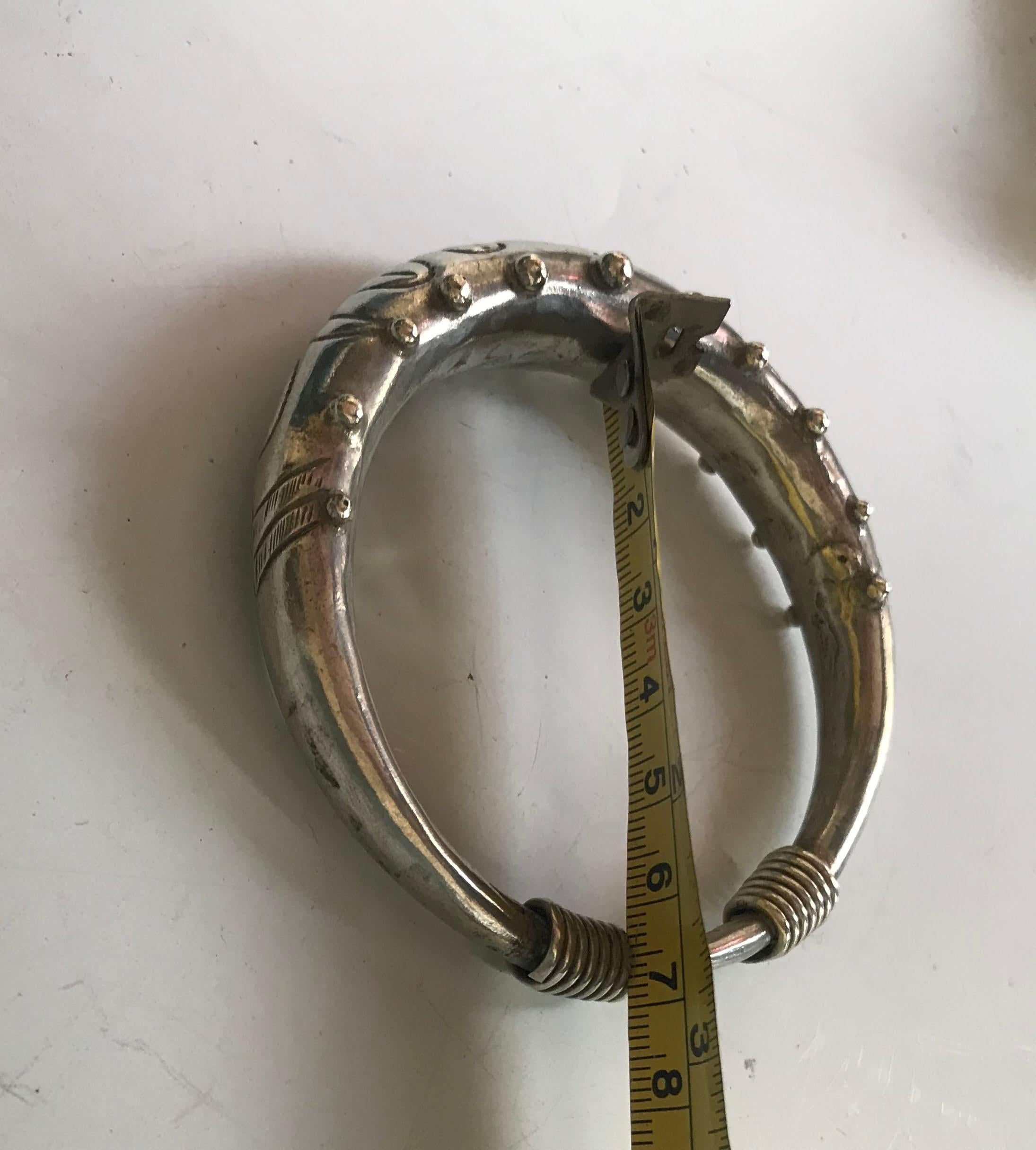 ethnic silver bracelets