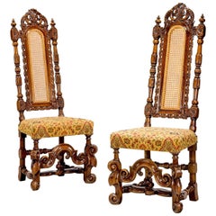 Fine Pair of James II Period Chairs