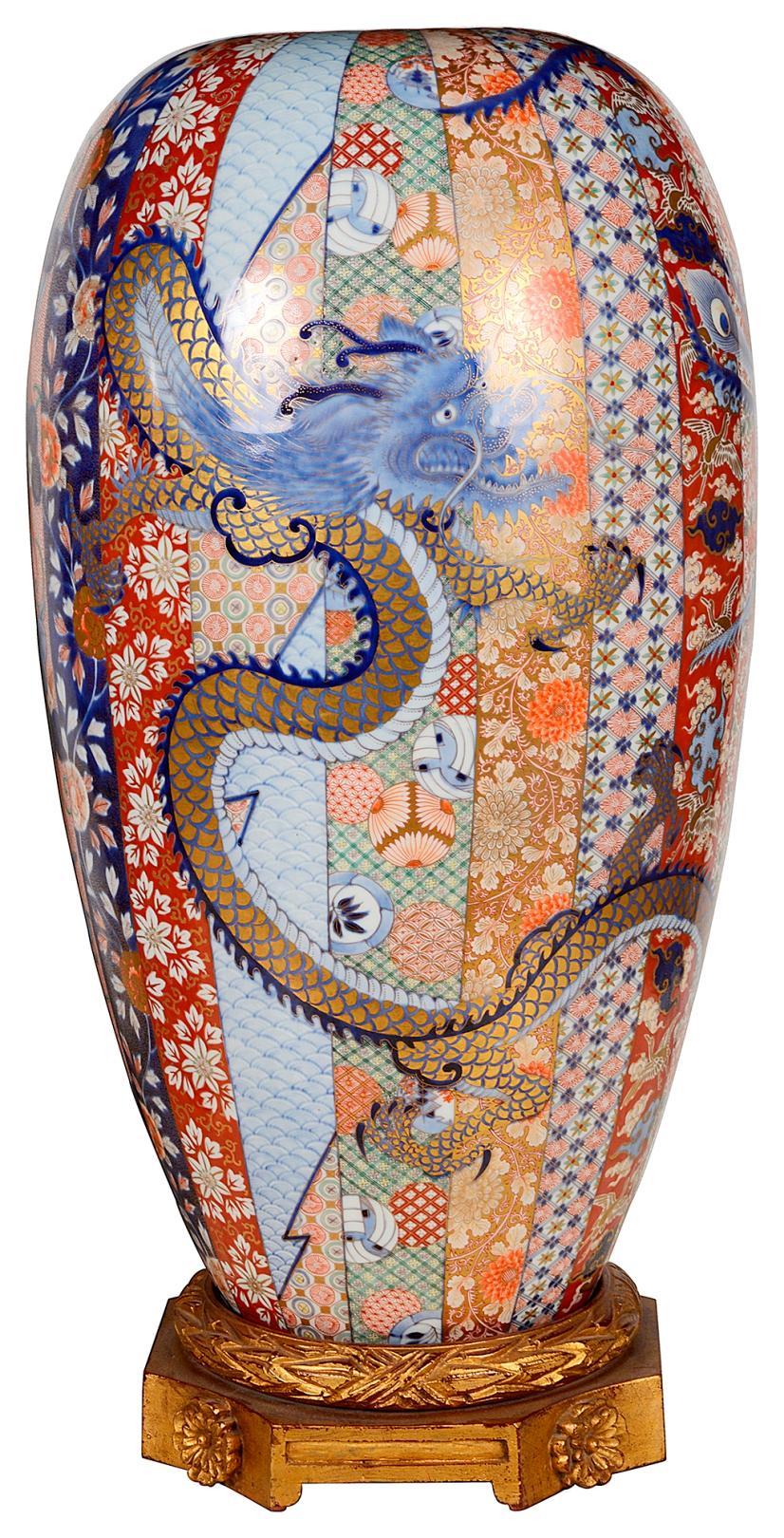 Fine Pair of Japanese Fukagawa Porcelain Vases, circa 1890 For Sale 6