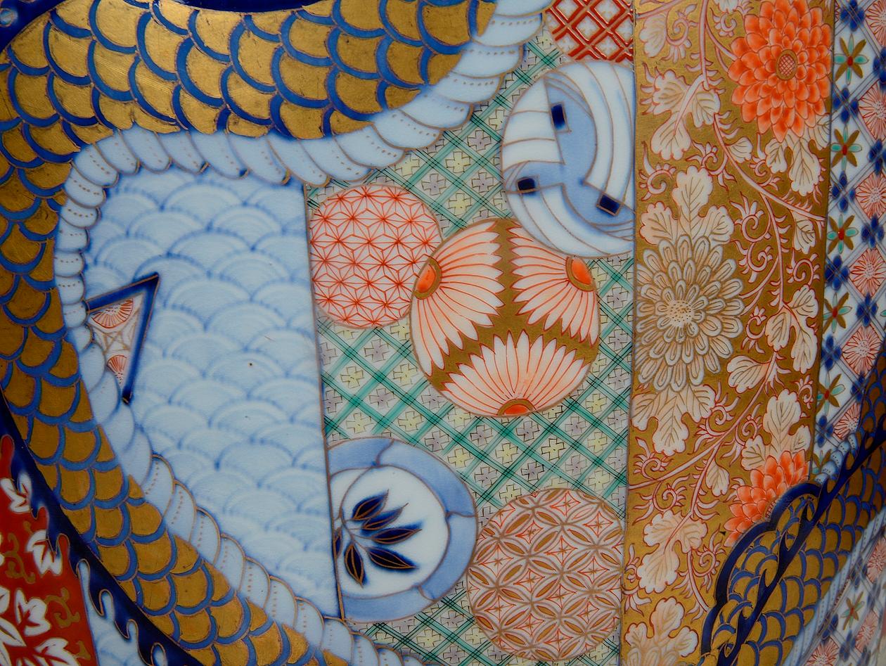 Raffinata coppia di vasi in porcellana giapponese Fukagawa, 1890 circa in vendita 1