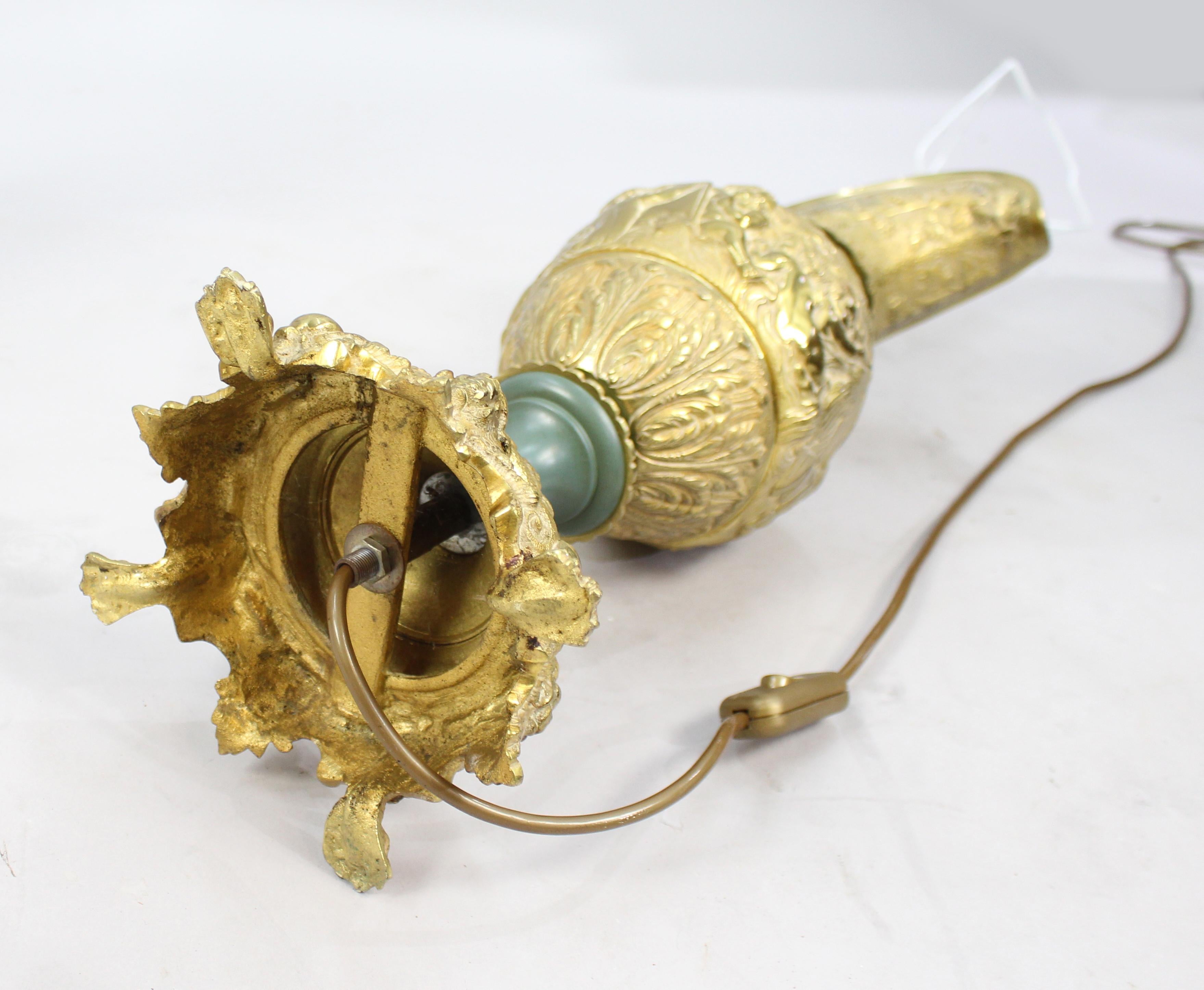 Feines Paar Ormolu-Tischlampen in Form einer Ewer aus dem späten 19. Jahrhundert, um 1890 im Angebot 3