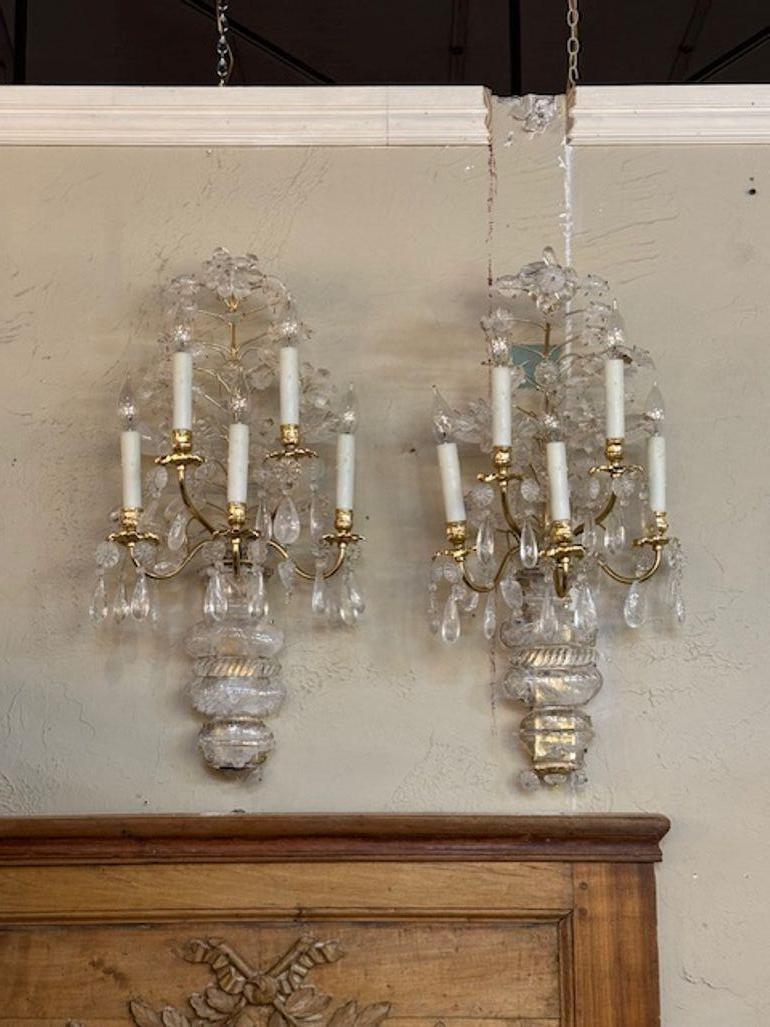 Fino par de apliques de estilo Maison Bagues en venta 2