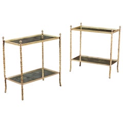 Fine Pair of Maison Bagues Rectangular Etageres