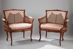 Fine Pair of Marquise Seats After Georges Jacob, France, Circa 1880