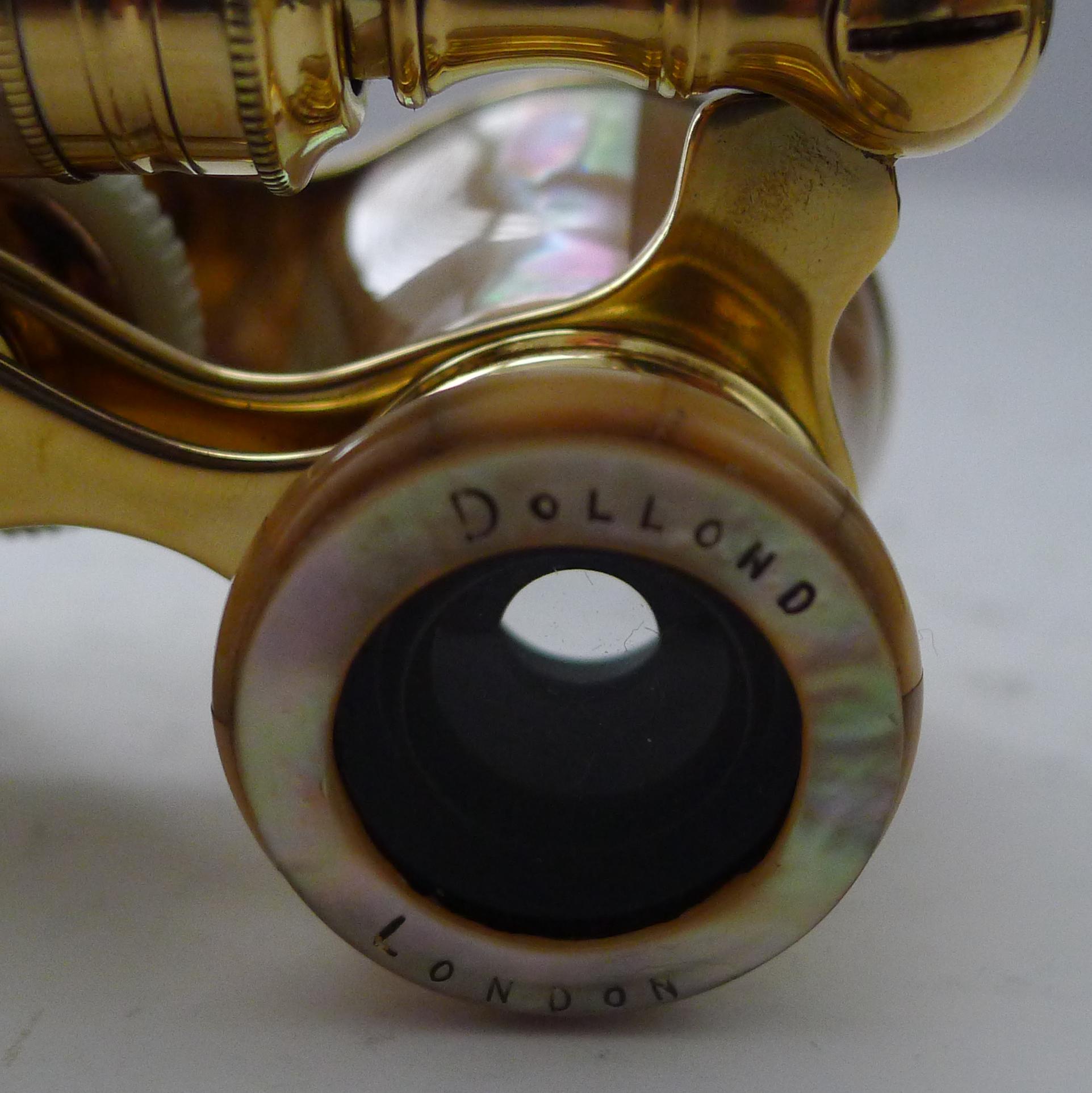 mother of pearl binoculars antique