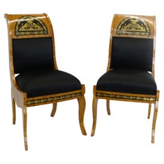 Fine Pair Of Neoclassical Side Chairs, Ca.1850