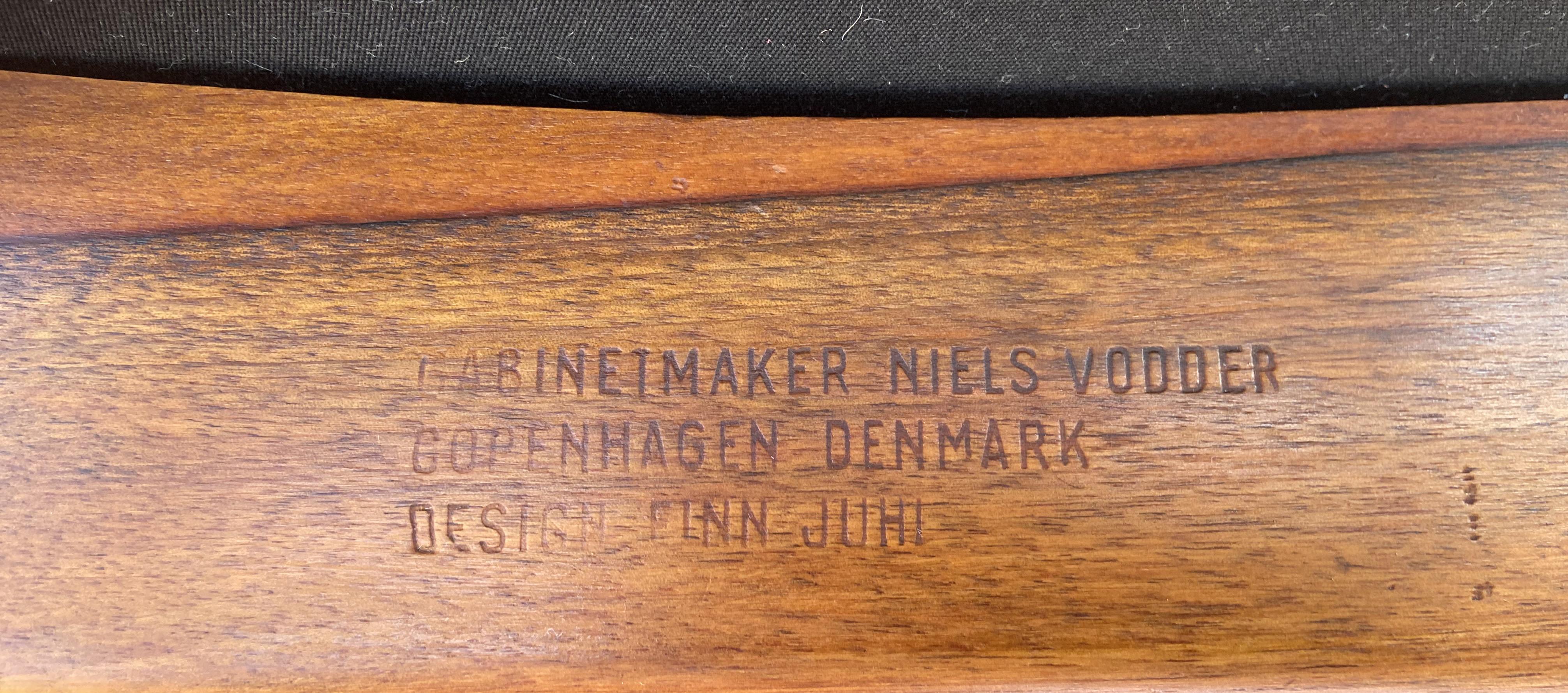 Danois Paire de chaises NV53 de Finn Juhl pour Niels Vodder en vente