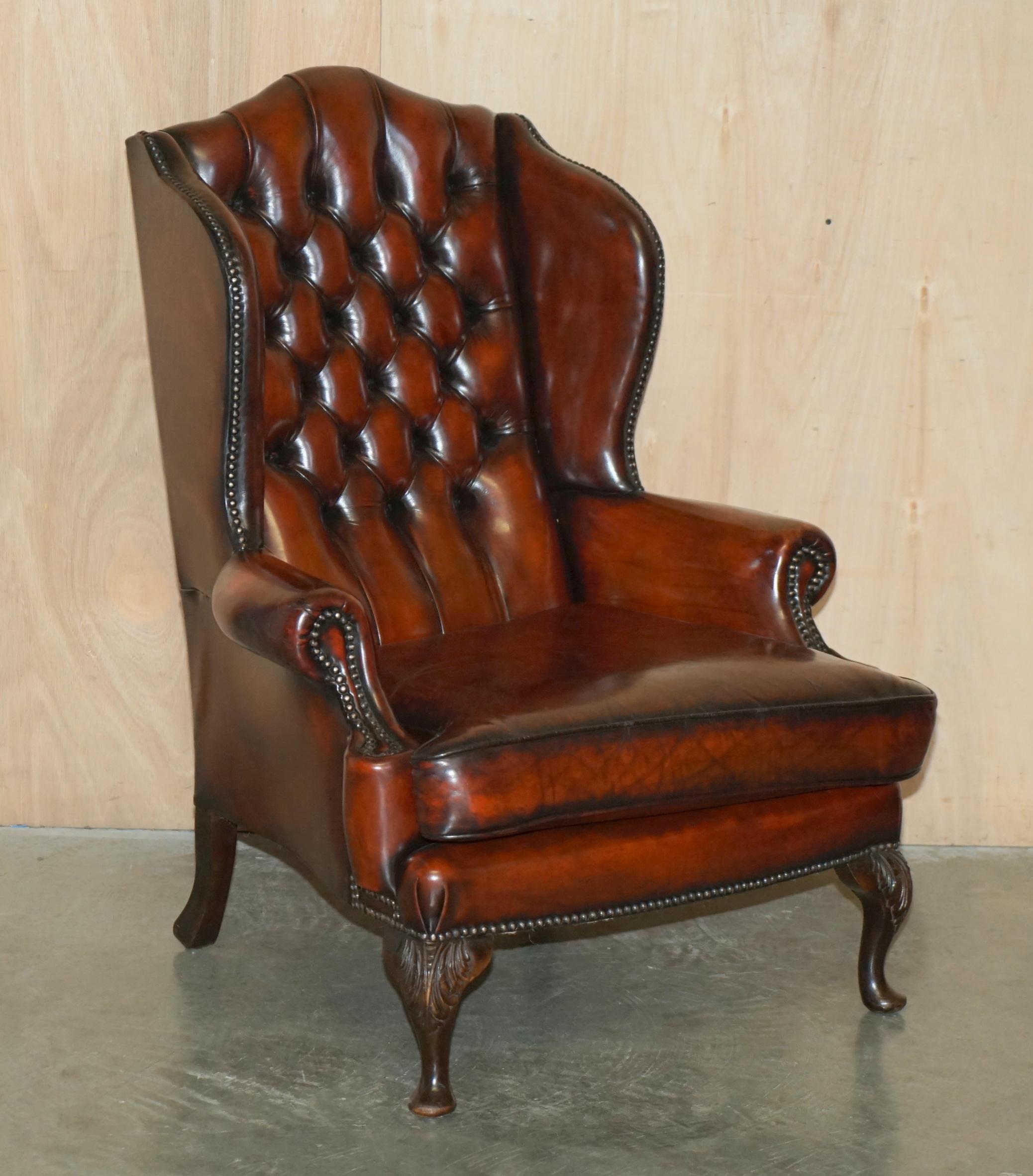 Royal House Antiques

Royal House Antiques is delighted to offer for sale this stunning pair of fully restored hand dyed Bordeaux leather Upholstery Wingback armchairs

Please note the delivery fee listed is just a guide, it covers within the M25