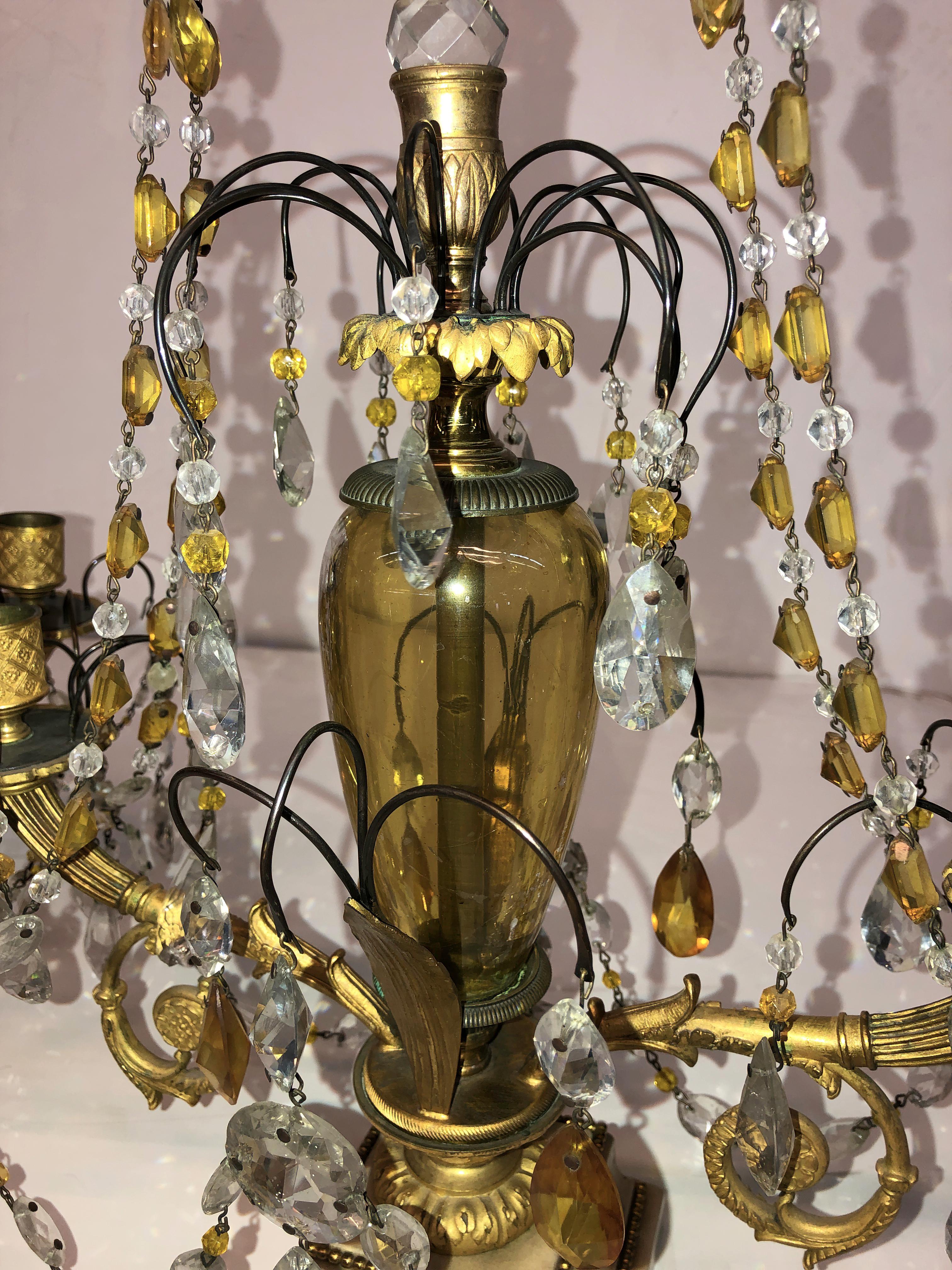 Fino par de candelabros rusos en venta 1