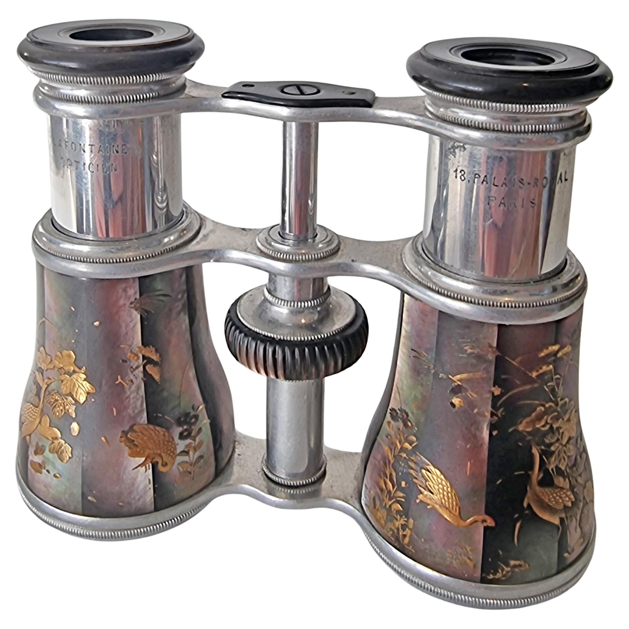 Fine pair of Shibayama mother of Pearl Opera Glasses