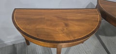 Fine Pair Regency Mahogany Console Tables