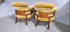 Fine Pair Victorian Tub Chairs
