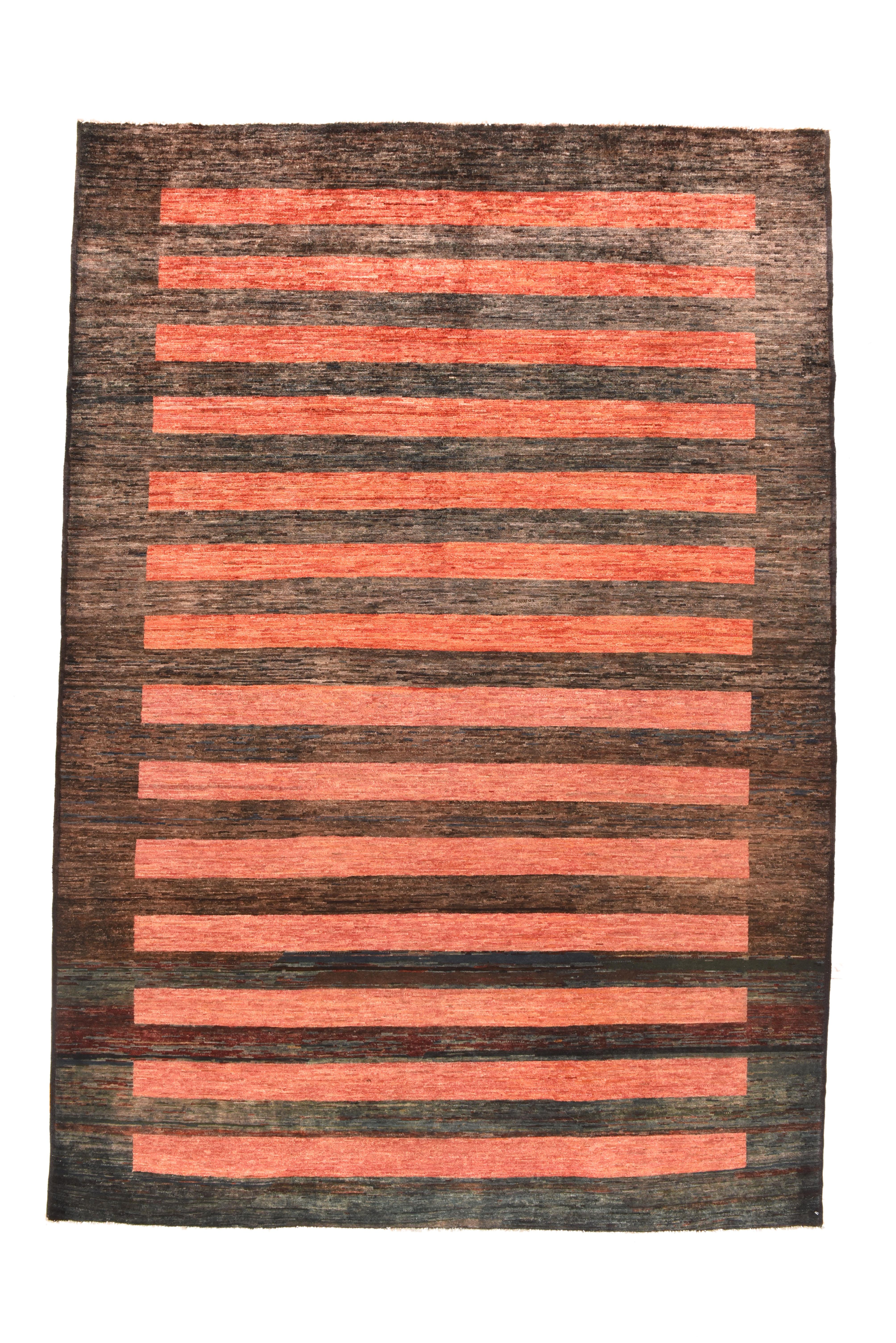 Tribal Fine Pak Gabbeh Pakistan Rug, Hand Knotted For Sale