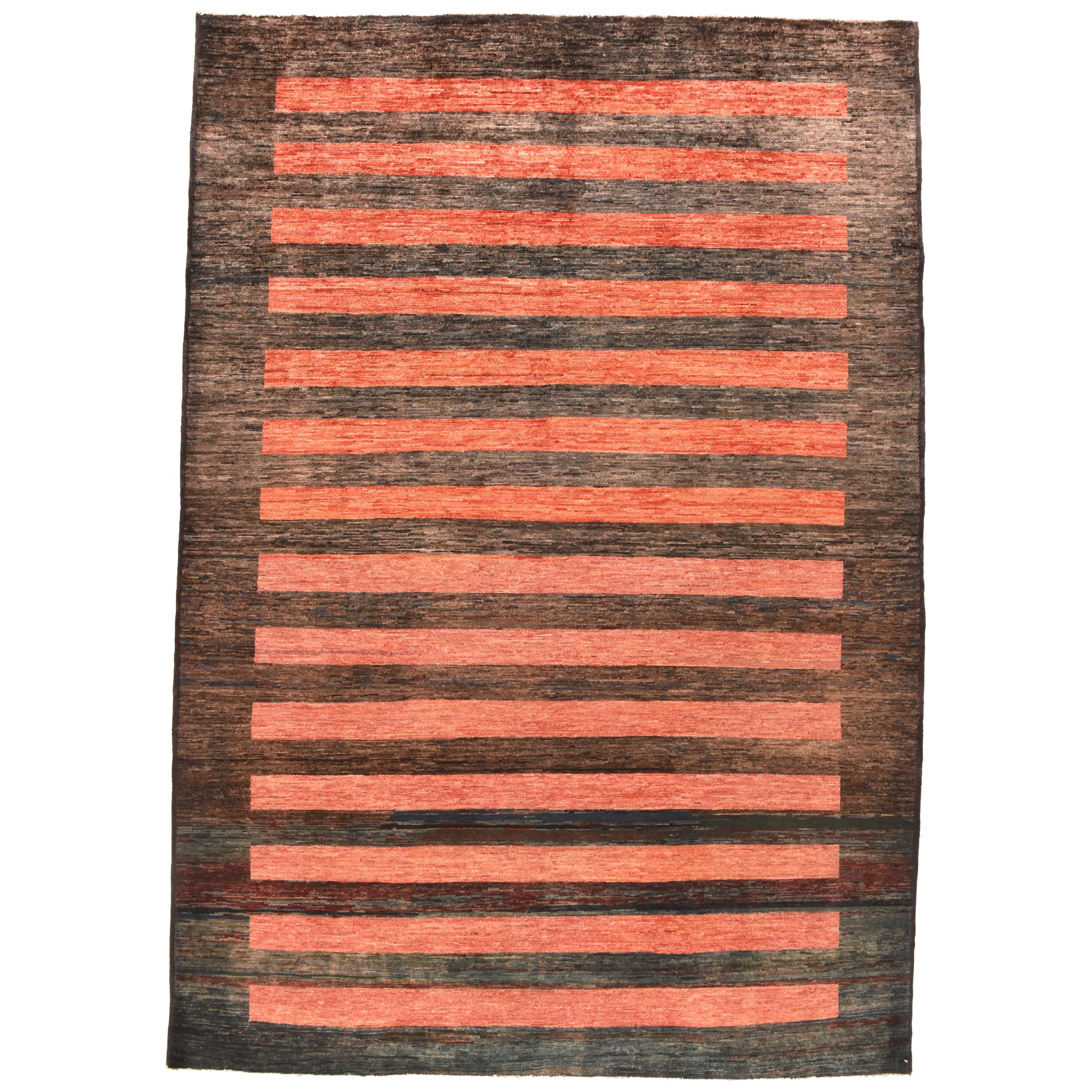 Fine Pak Gabbeh Pakistan Rug, Hand Knotted For Sale