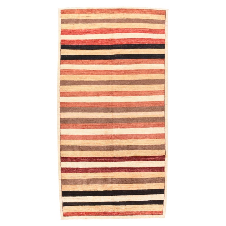 Pakistan Traditional Rug Fine Pak Gabbeh Pakistan Rug, Hand Knotted For Sale at 1stDibs