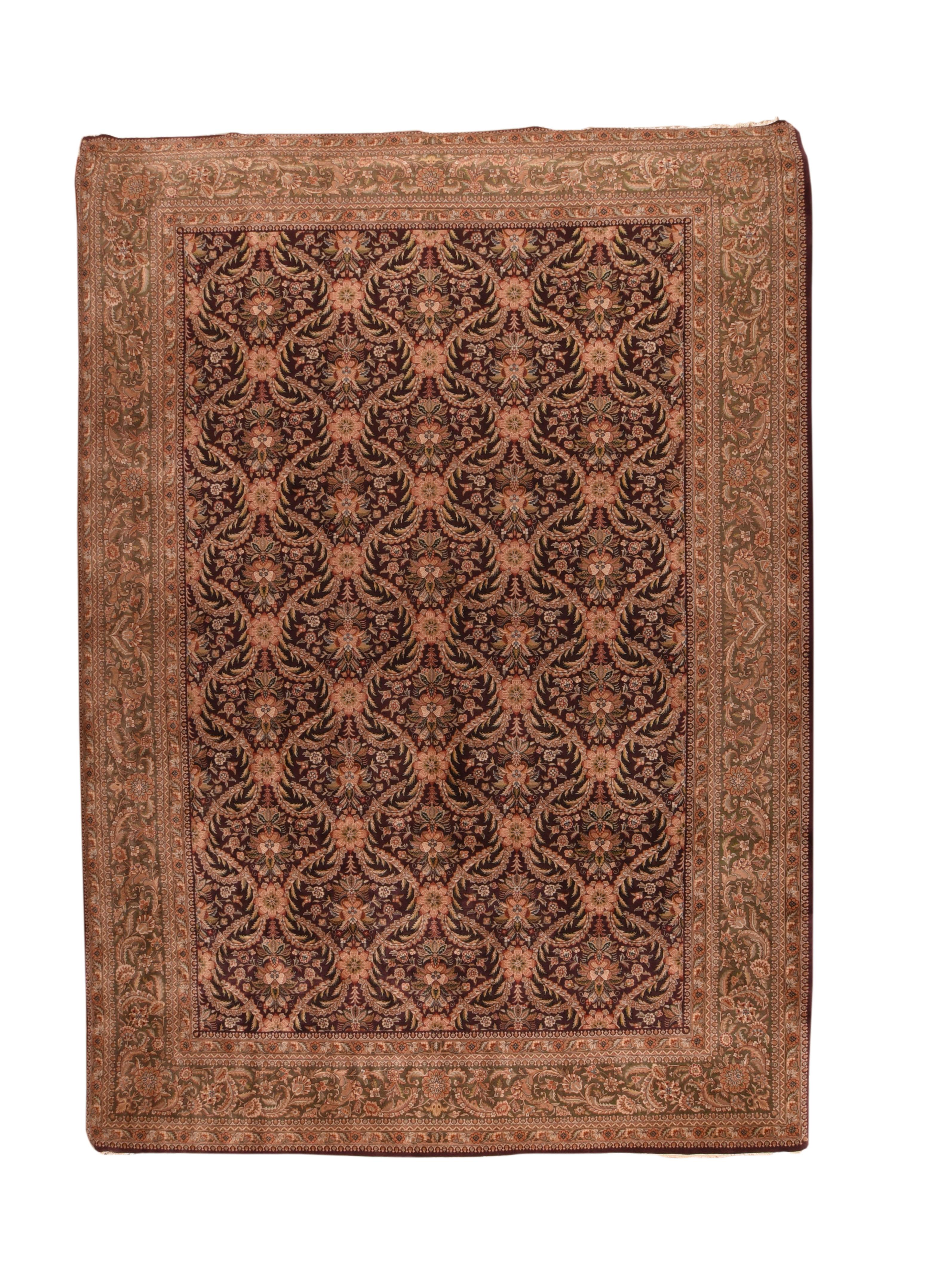 Annodato a mano Tappeto Pak Tabriz Design 10'0'' x 14'0'' in vendita