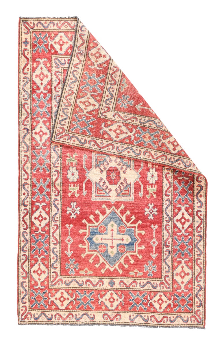 Fine Pak Kazak Pakistan Rug ,Hand Knotted For Sale at 1stDibs