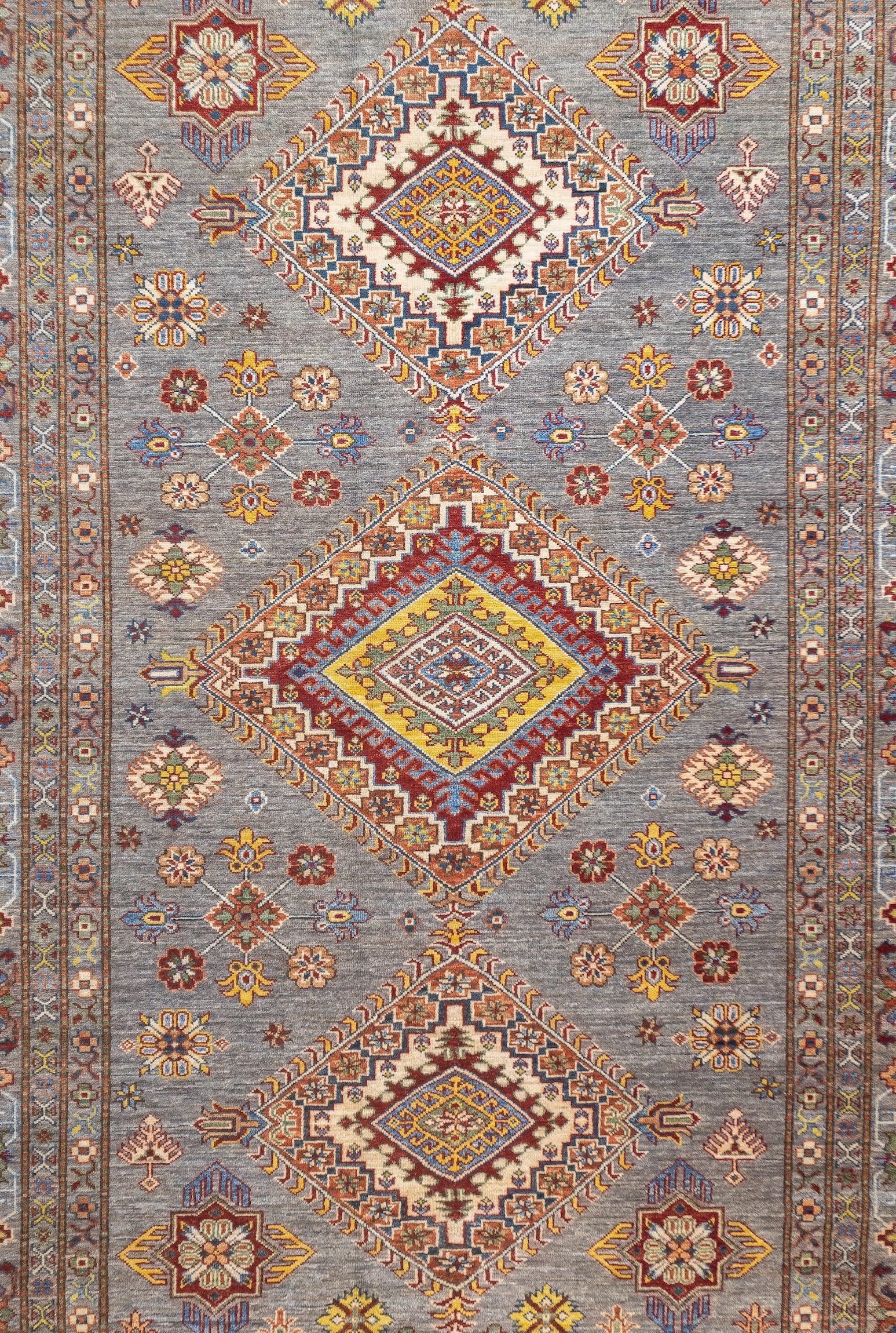 Pakistani Fine PAK Kazak Rug 6'0